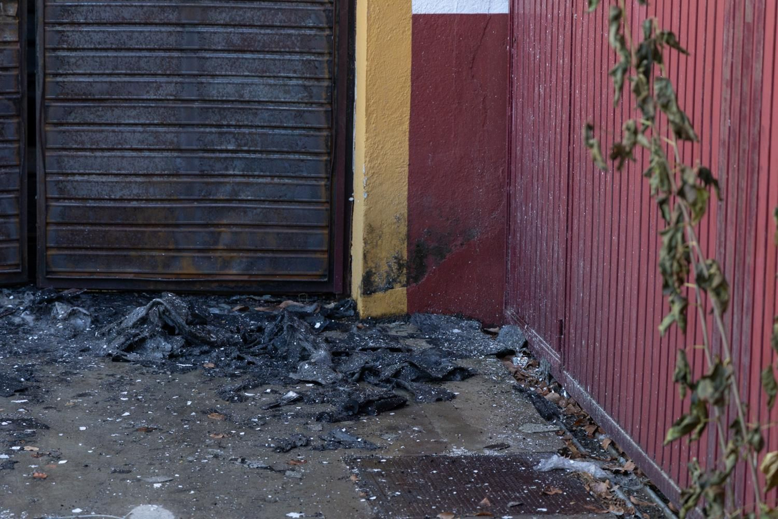 La SAFA  de Andújar arrasada por el fuego, en imágenes