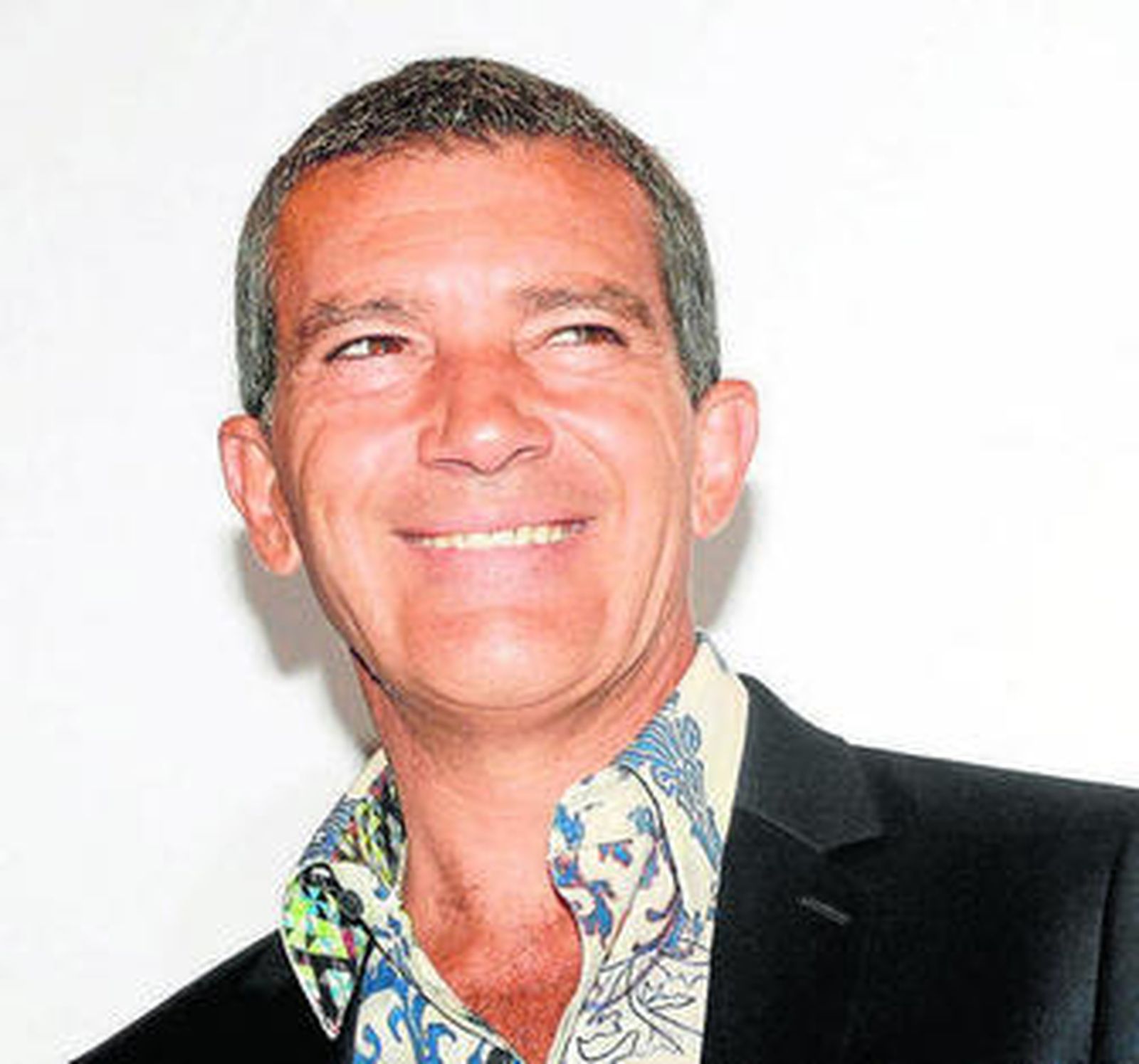 Banderas, ayer, en la presentación londinense.