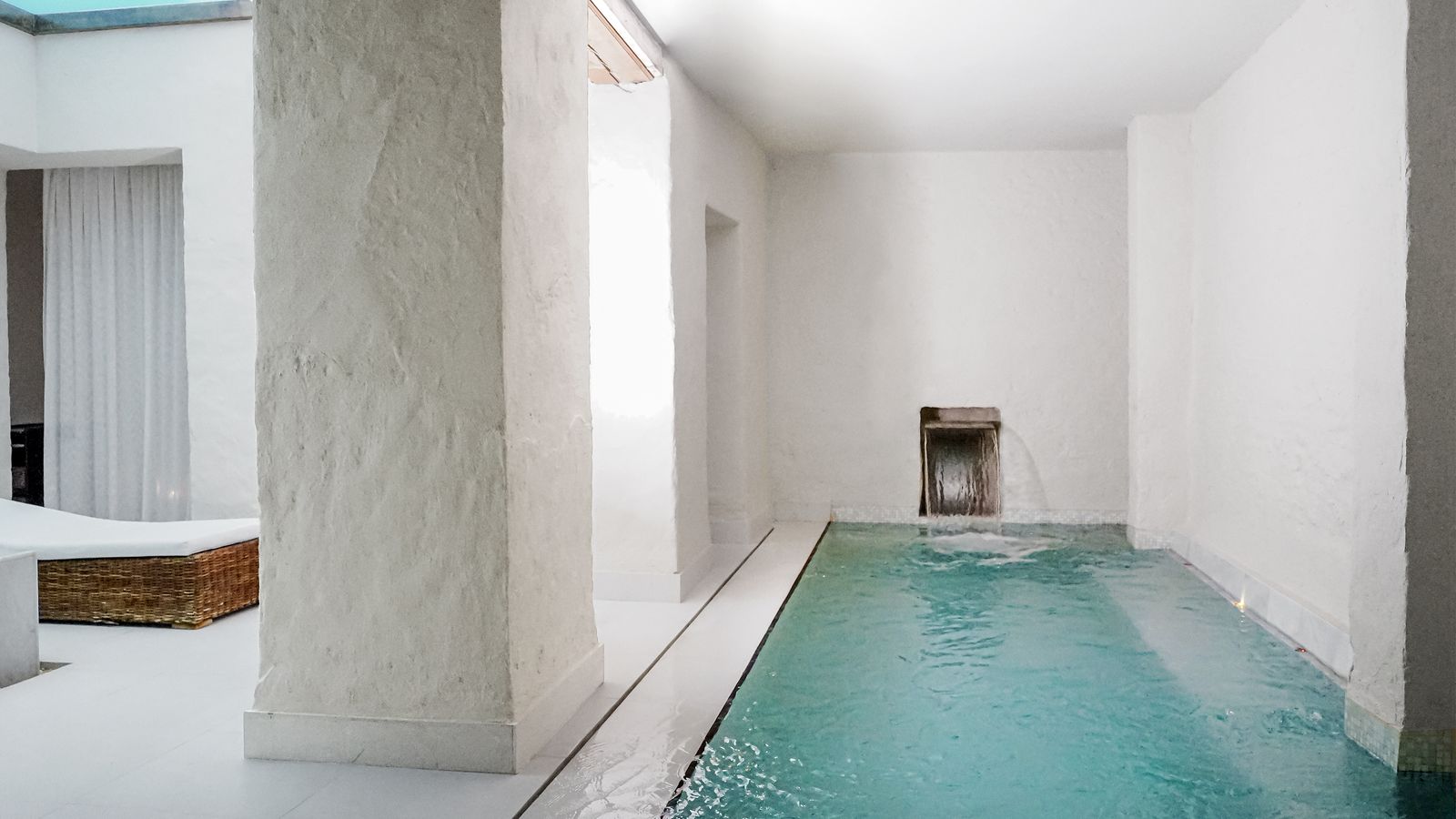 Una de las zonas del spa de lujo del hotel EME Catedral de Sevilla.