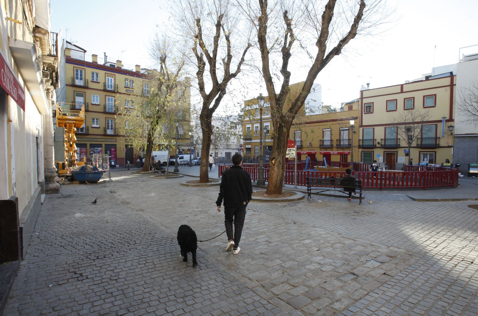 La plaza del Pumarejo, donde ocurrieron los hechos