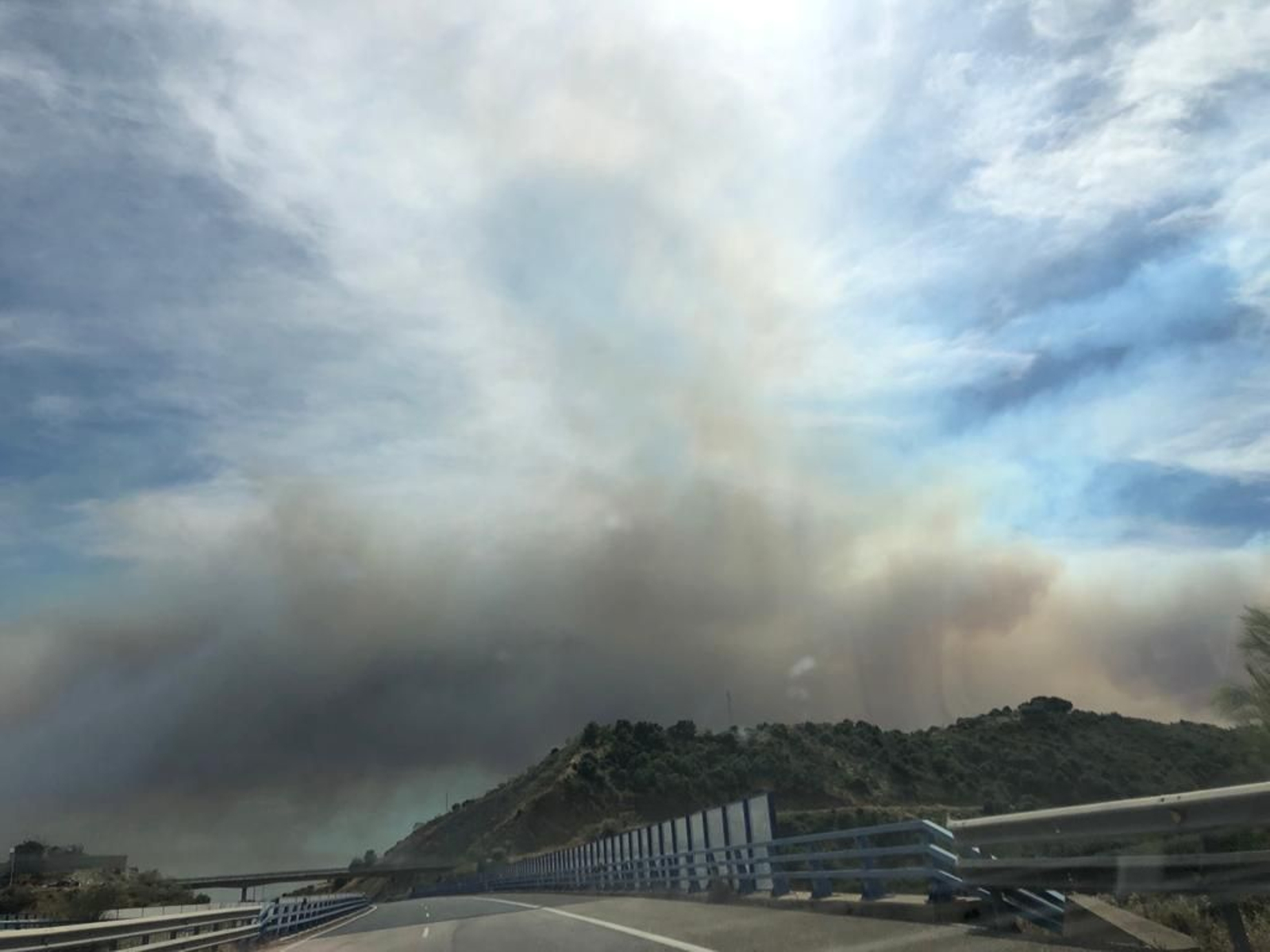 El incendio en Pujerra, en fotos