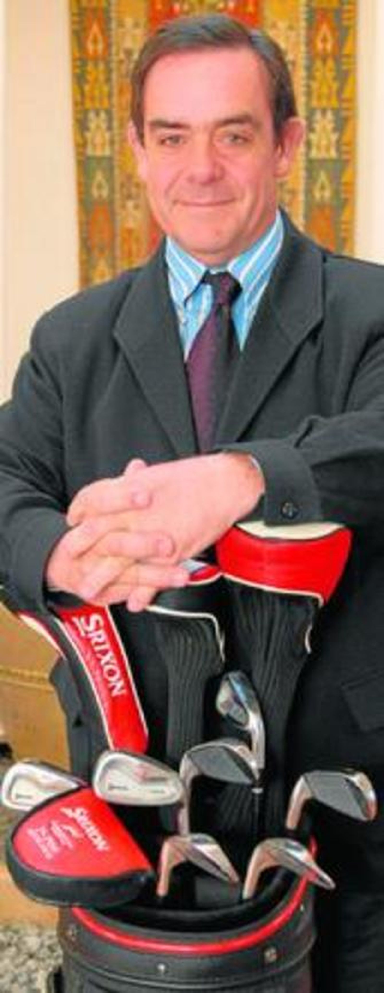 Carlos de Avilés, ayer, en las instalaciones de La Estancia Golf, en Chiclana.