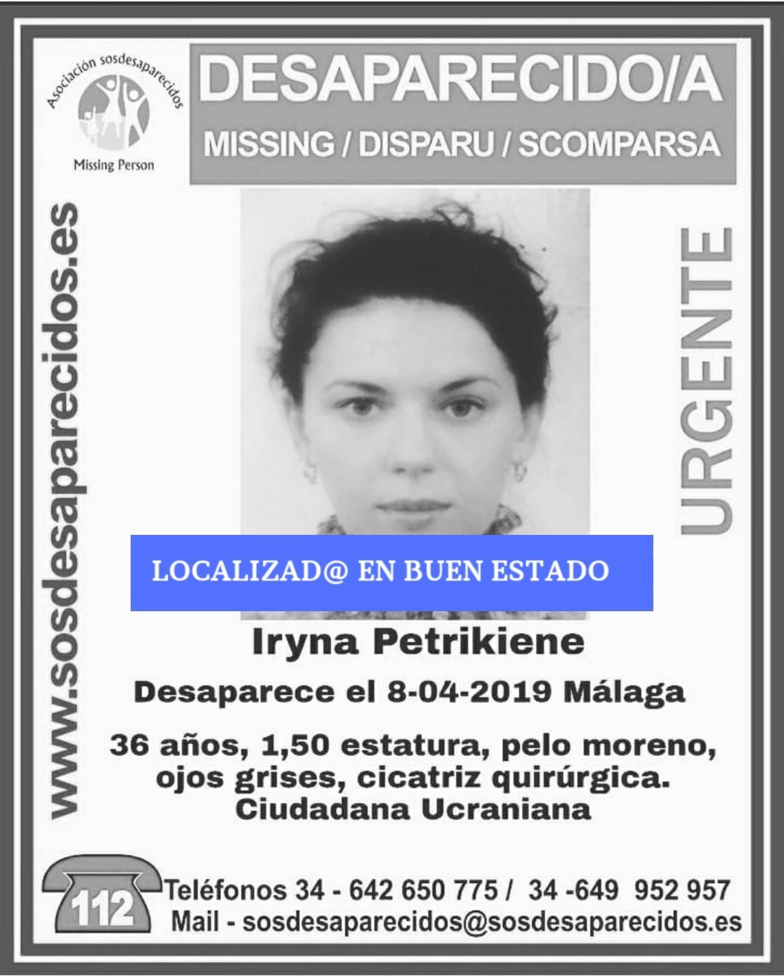 Cartel de búsqueda.