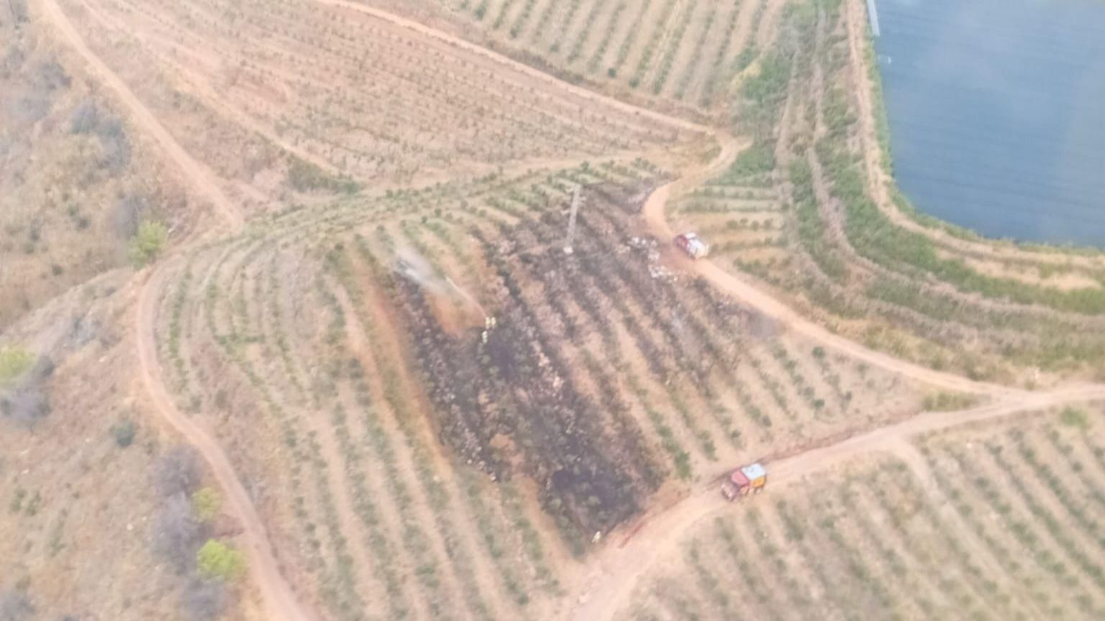 Incendio agrícola declarado en Almuñécar