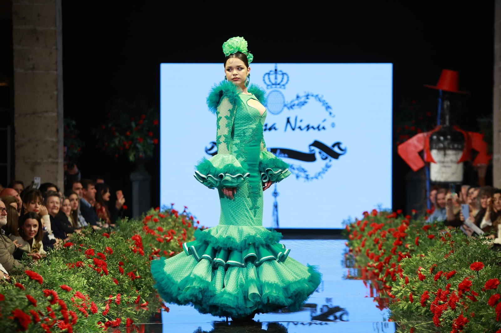 Desfile de Teresa Ninú - Atelier Nuria Chaparro en la Pasarela Flamenca Jerez Tío Pepe 2023