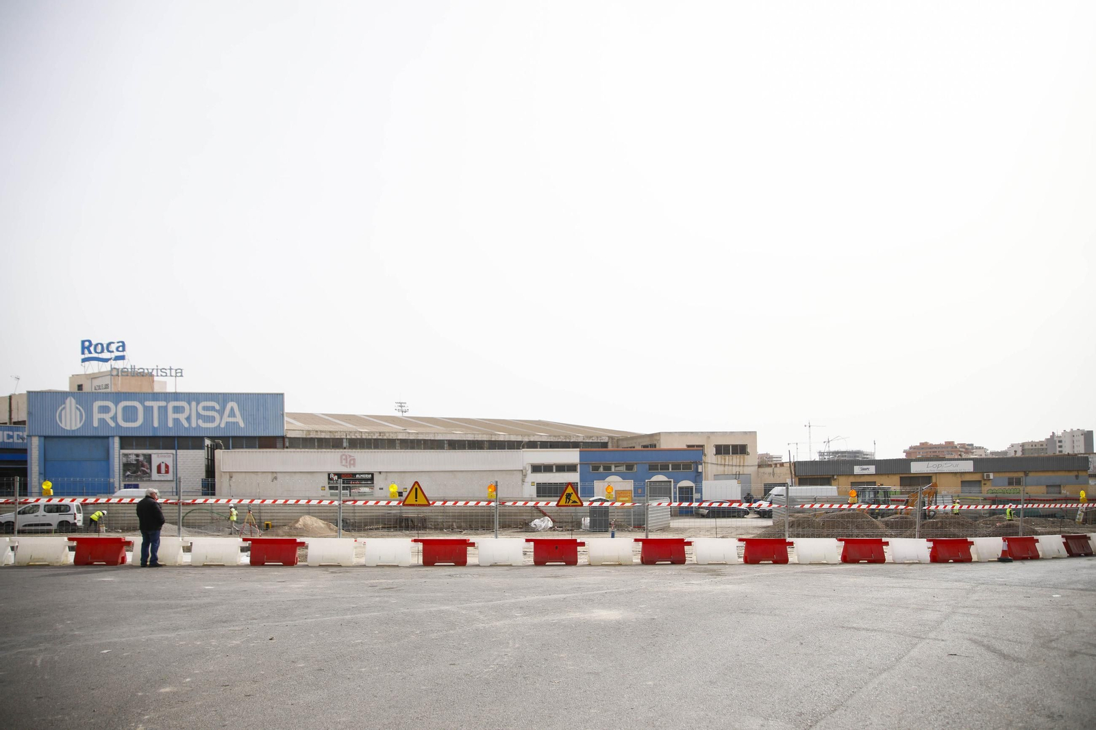 Las imágenes de las obras del puente de la autovía de Almería