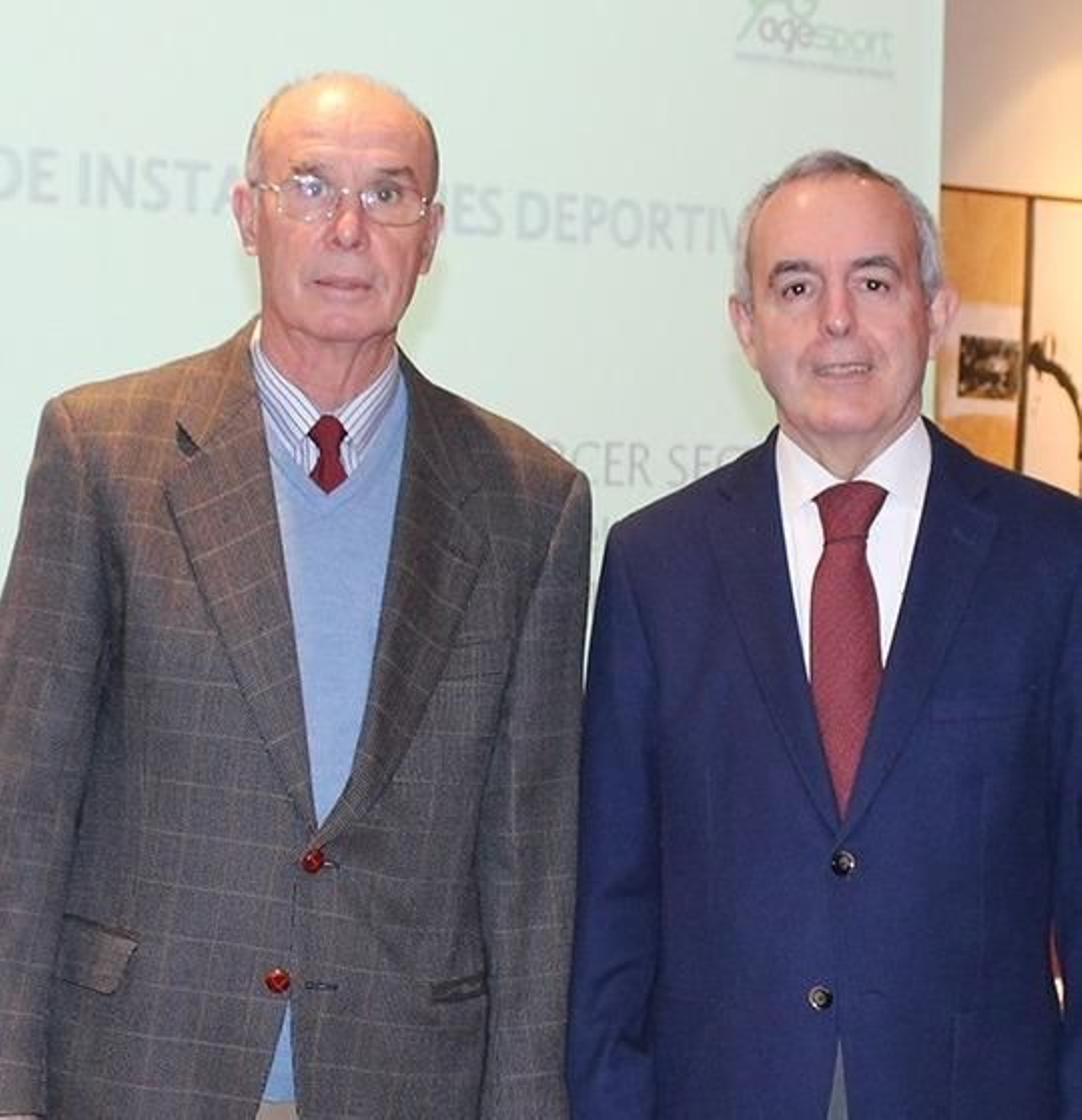 Antonio Millán, junto a Pepe Ravelo en su etapa como presidente del Xerez DFC.