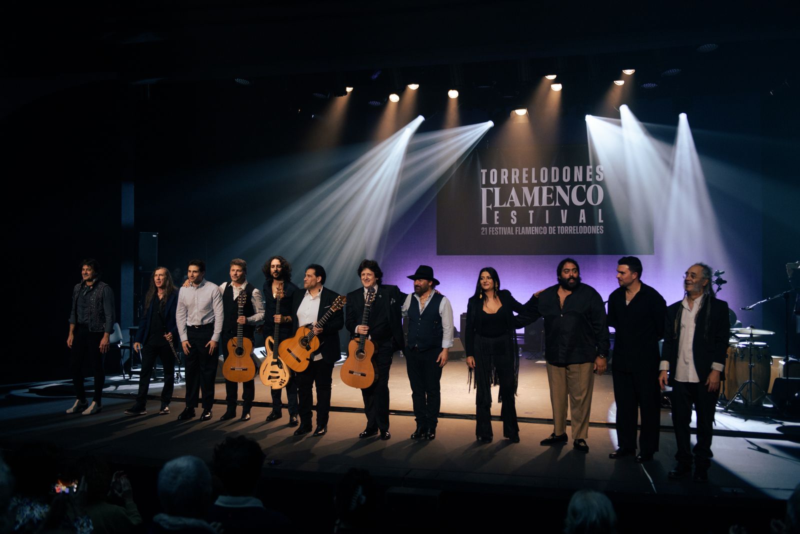 Participoantes en el homenaje a Paco de Lucía.