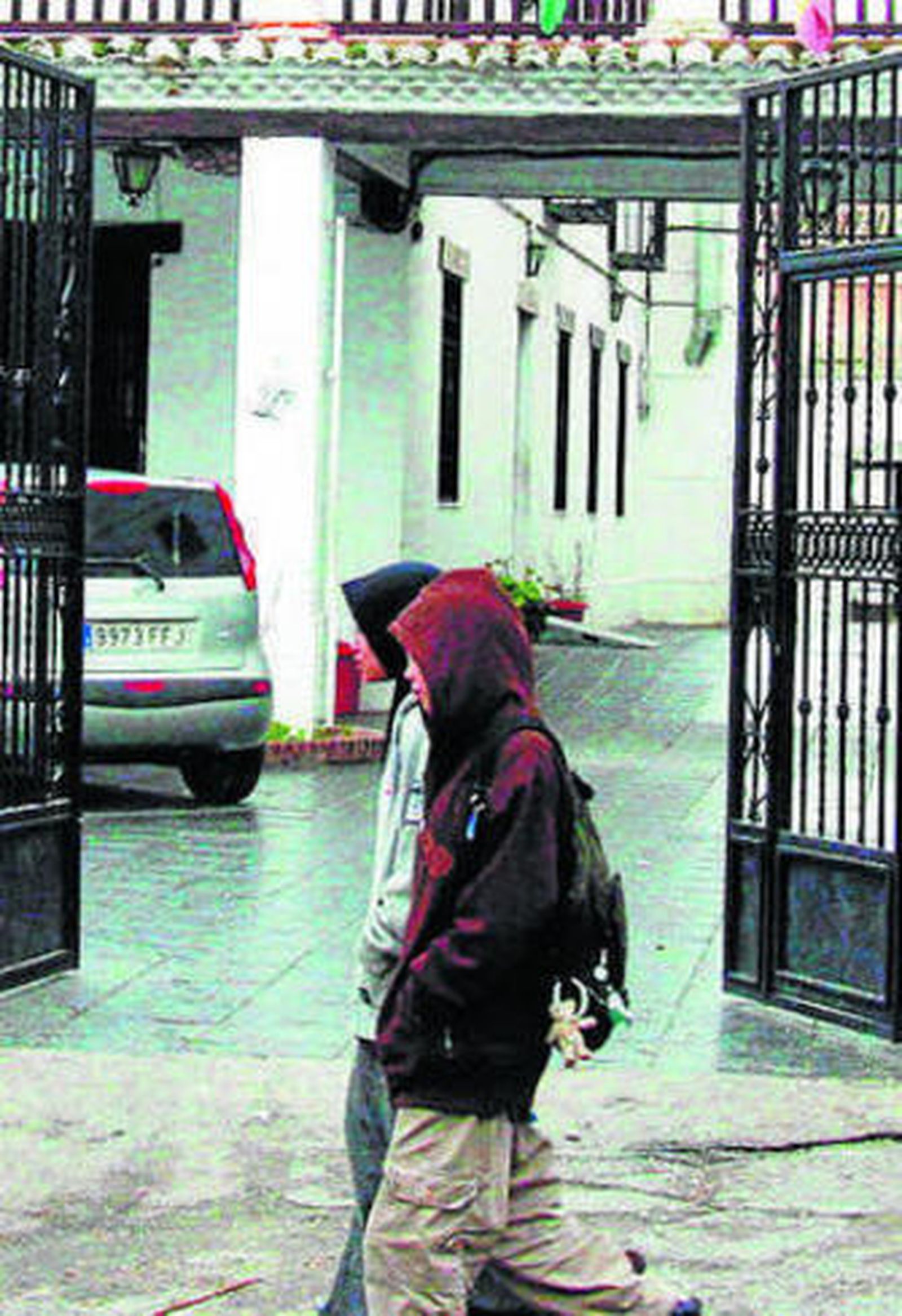 Fachada del centro del Albaicín.