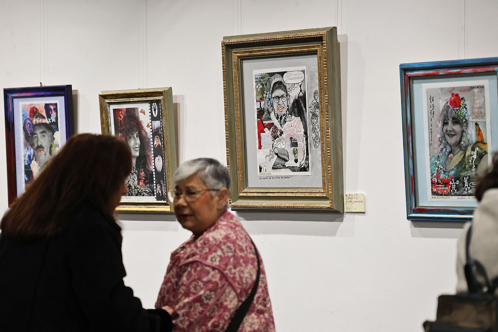 Fotografías de la inauguración de la exposición ‘Amigos’ de Antonia María Peralto