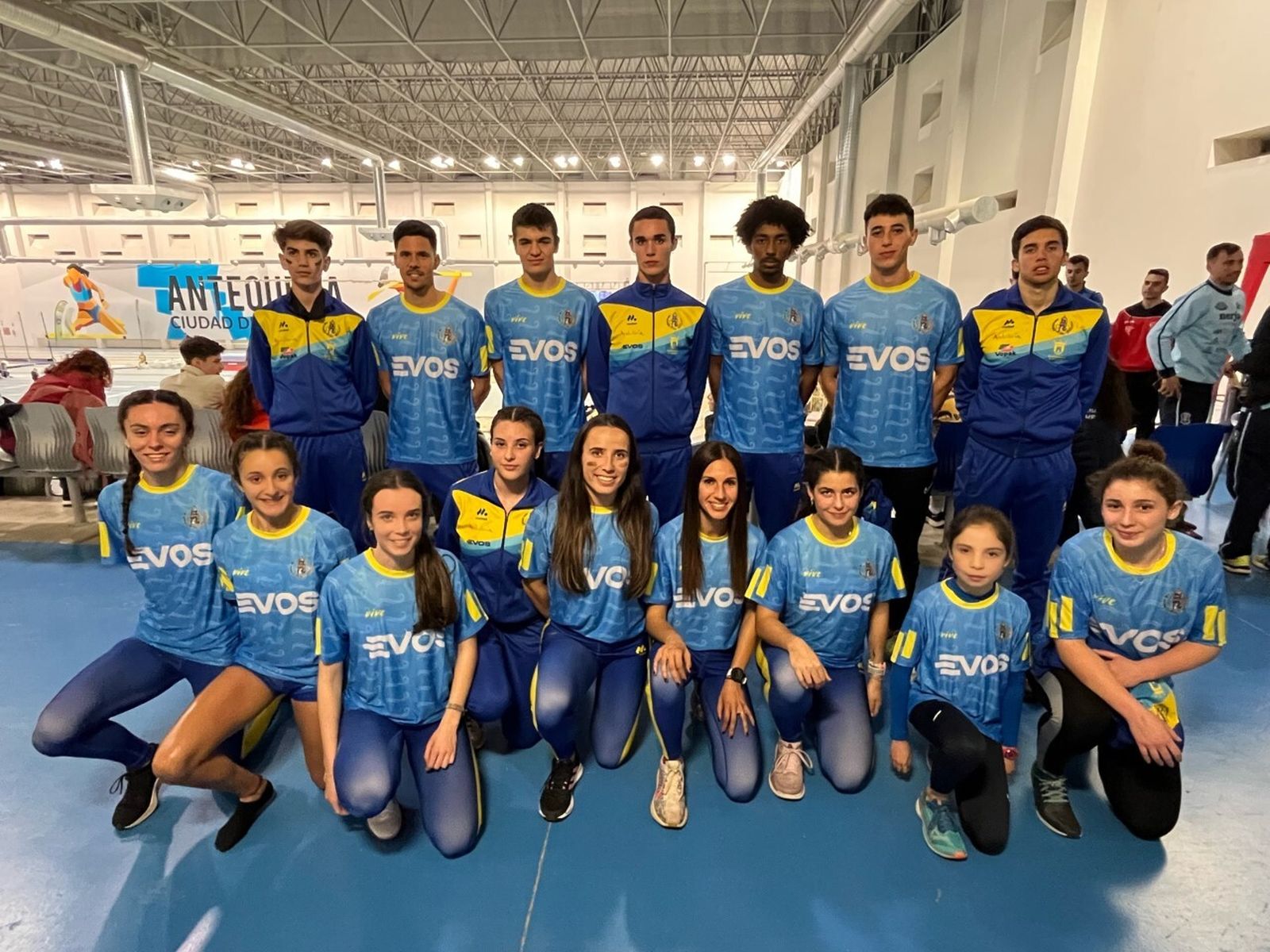 Gran parte de la expedición del Bahía, este sábado en Antequera