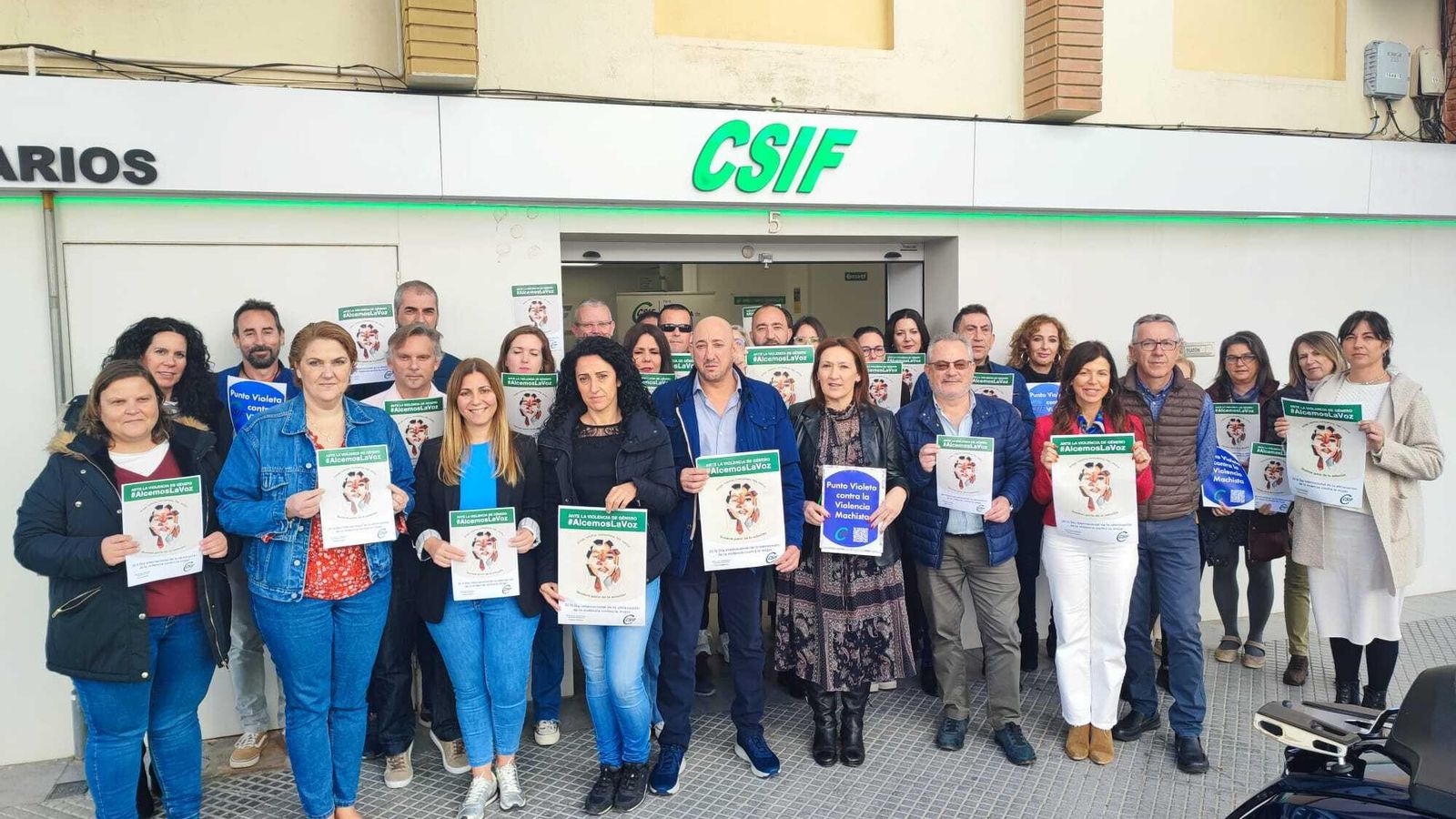 CSIF conmemora el 25N.