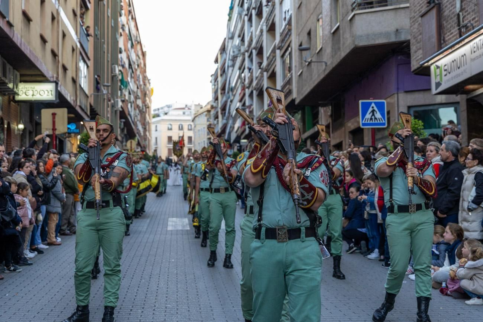 La Legión y el Cristo de la Buena Muerte es uno de los binomios de la Semana Santa.
