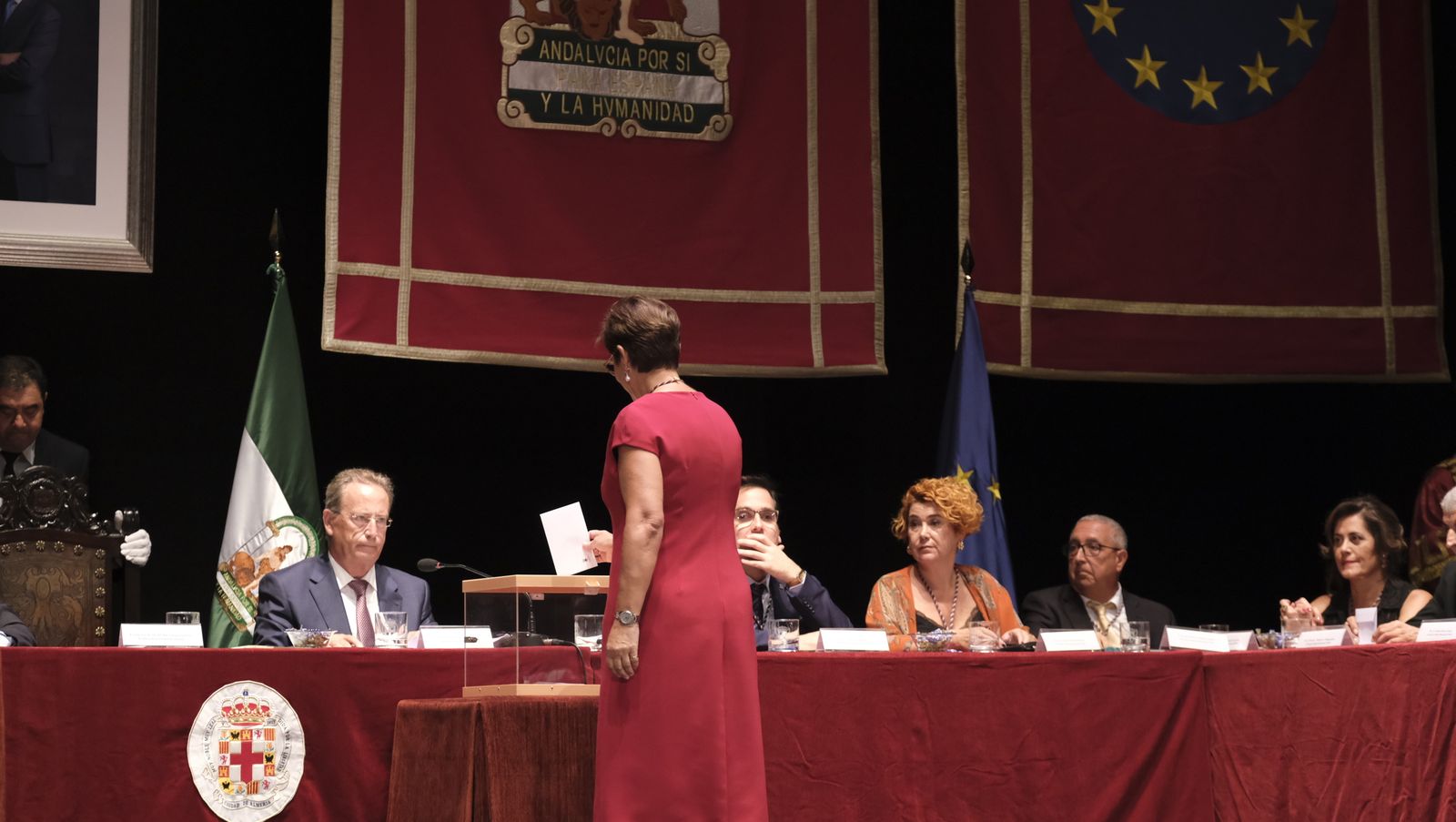 Imágenes de la investidura como Alcaldesa de Almería, de María del Mar Vázquez Agüero