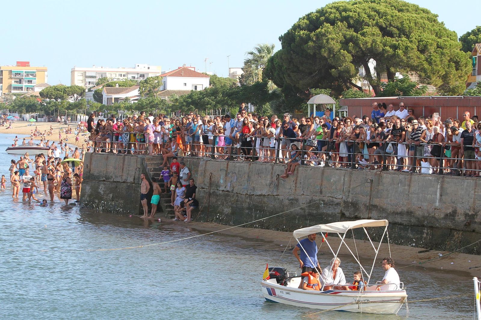 Imágenes de la procesión de la Virgen del Carmen en Punta Umbría
