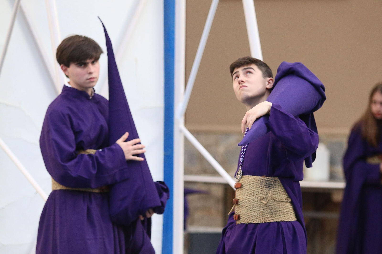 La procesión de las Angustias de Almería, en imágenes