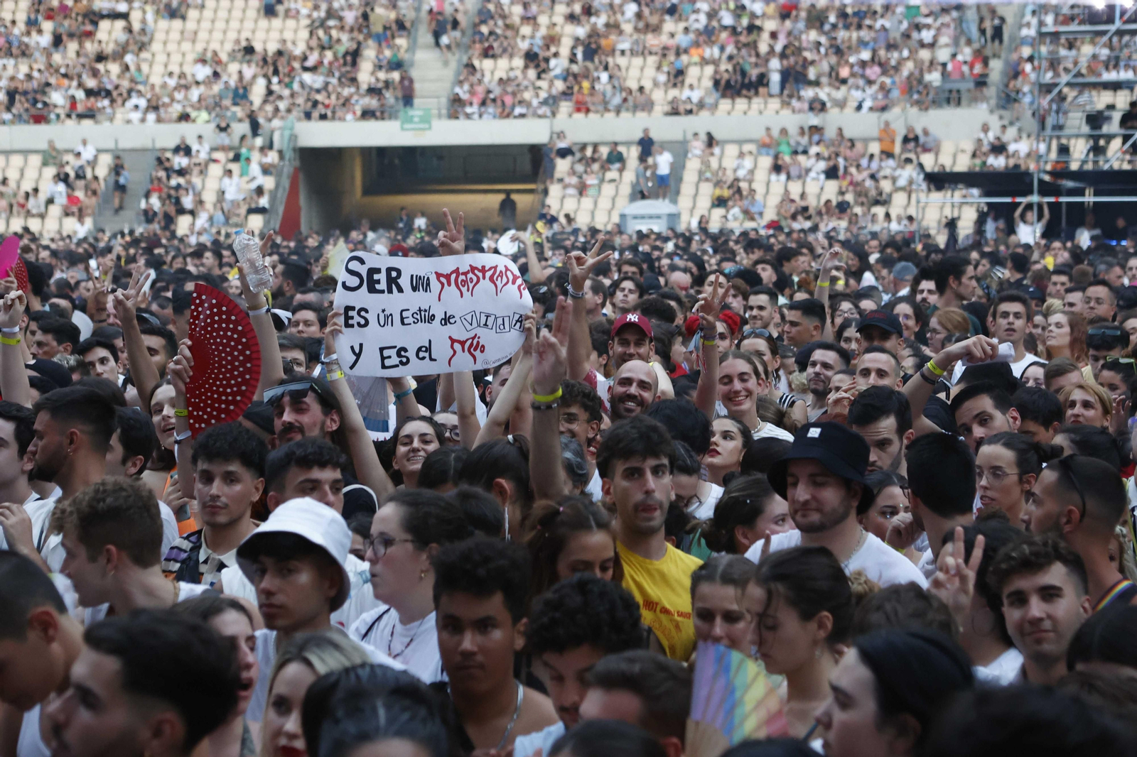 Las Imágenes del concierto de Rosalía