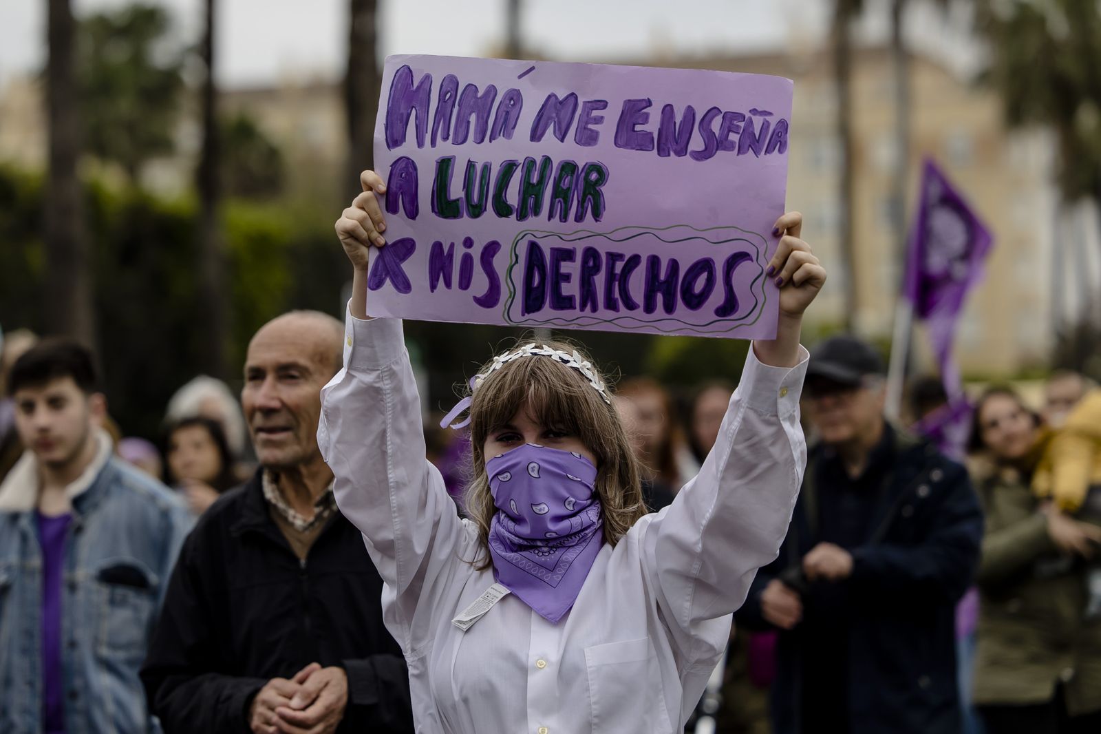 Las imágenes de la manifestación del 8M en Cádiz.