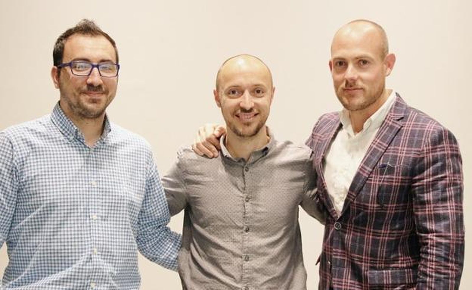 Antonio Boza, Alexis Domínguez y Alejandro González.