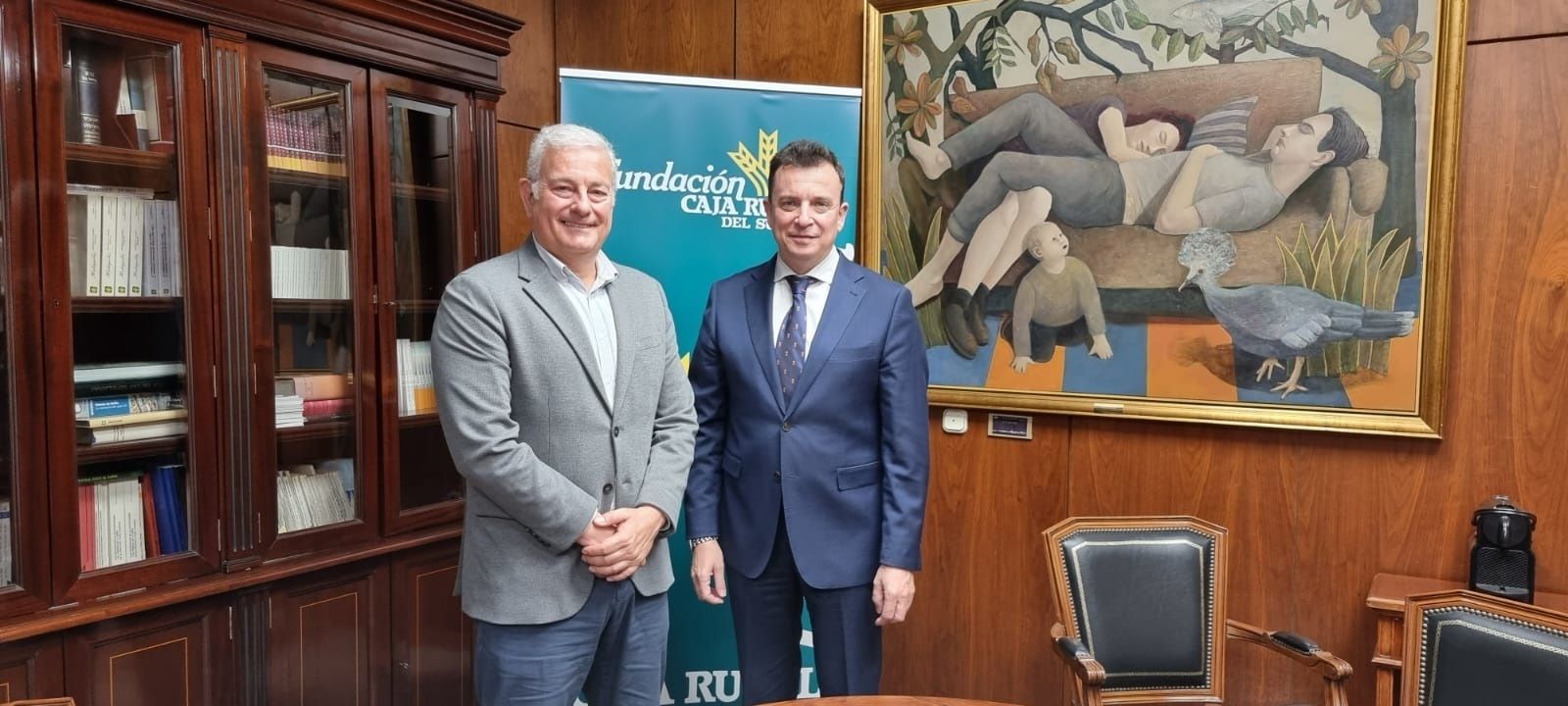 Firma del acuerdo entre Asaja y Caja Rural del Sur.