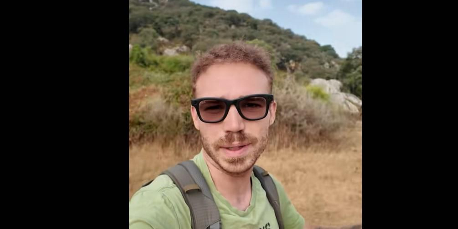 Álex Solla, influencer, en la ruta de la Garganta del Capitán en Algeciras