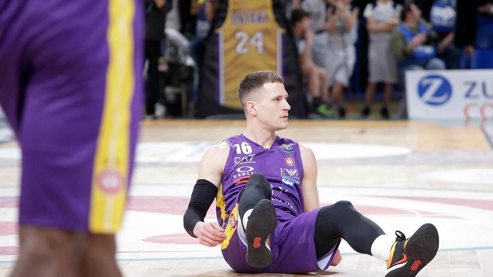 El Olimpia Milano jugó varios partidos con una camiseta conmemorativa por Kobe Bryant.