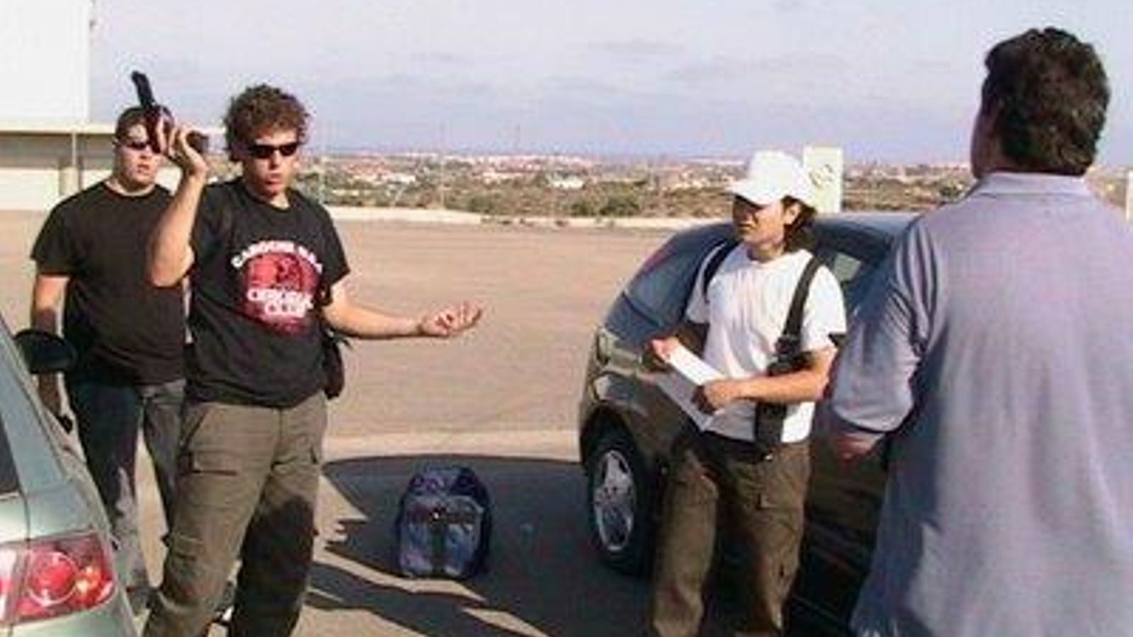 Rodaje de 'Sin identidad', durante el verano de 2006.