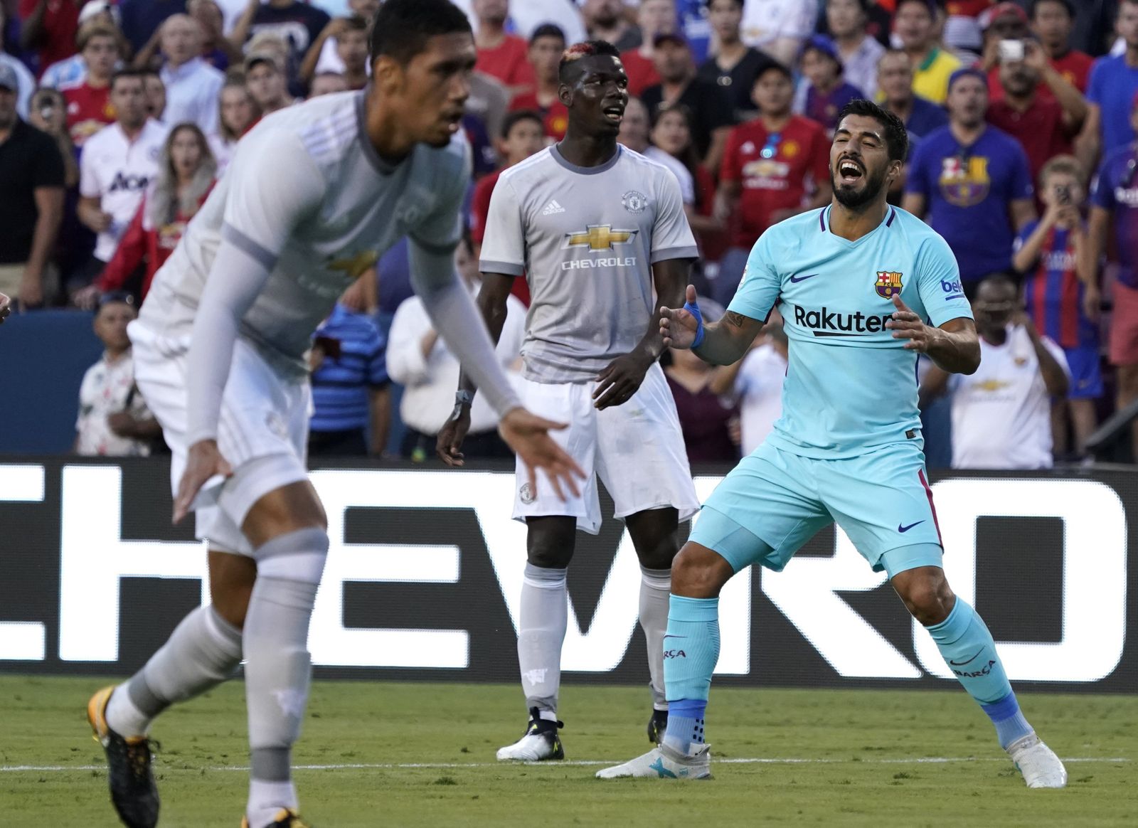 Imágenes del encuentro entre el Barcelona y el Manchester United