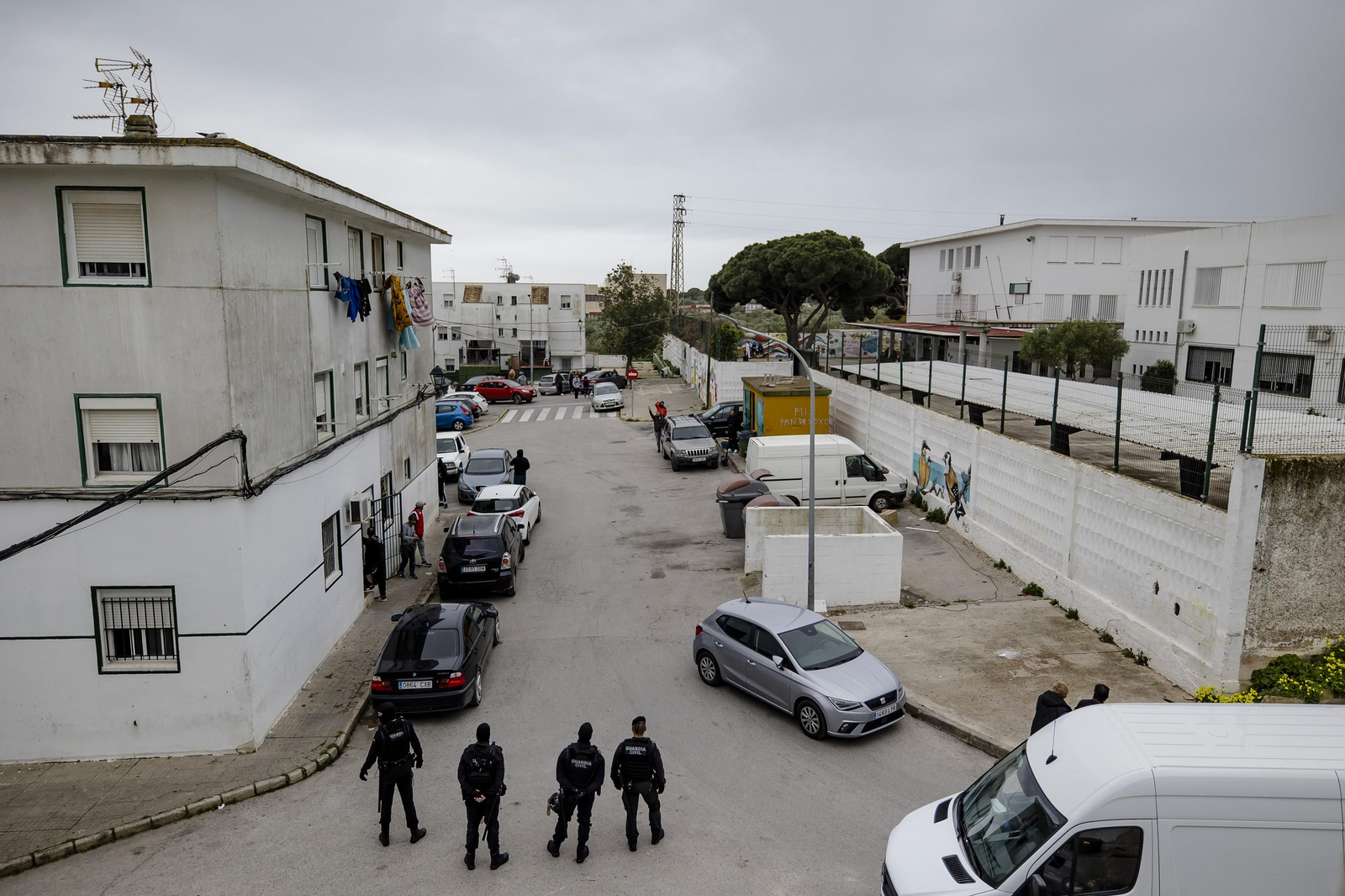 Imágenes de la interveción antidroga de la Guardia Civil en Barbate.