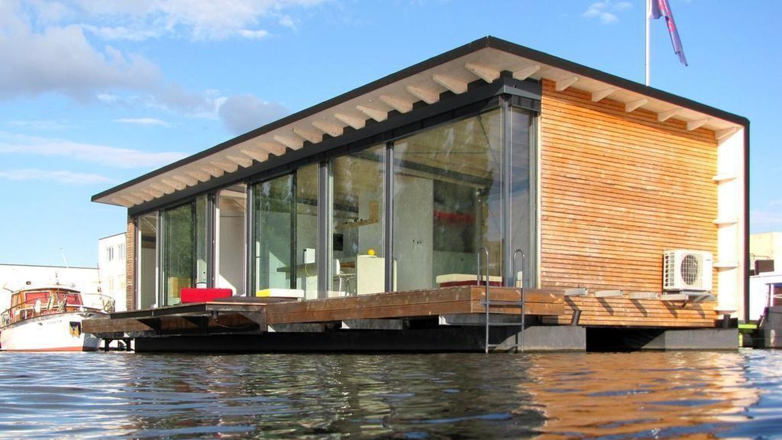 Alojamiento alternativo en un barco.