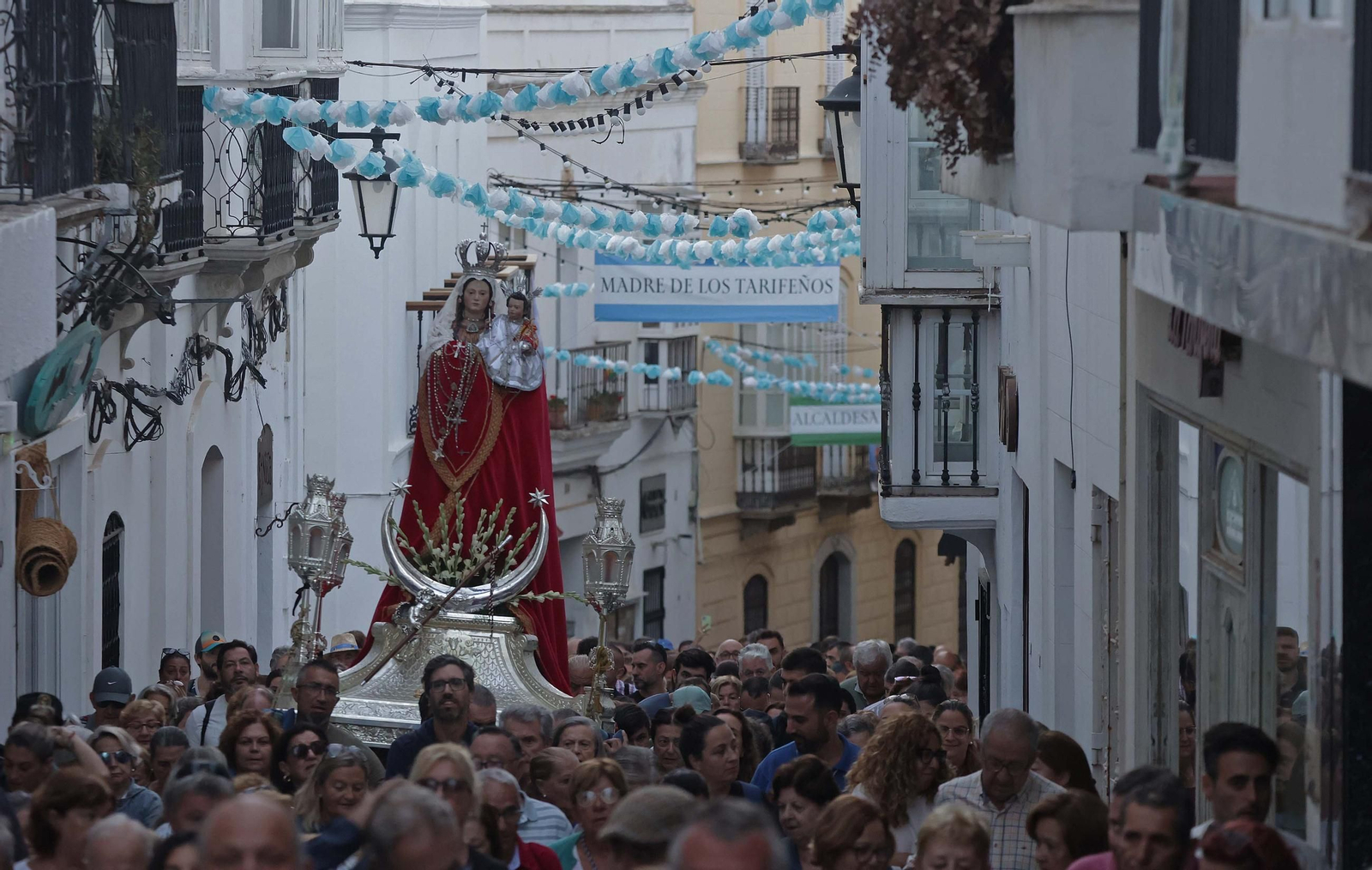 Fotos del regreso de la Virgen de la Luz a su santuario en Tarifa