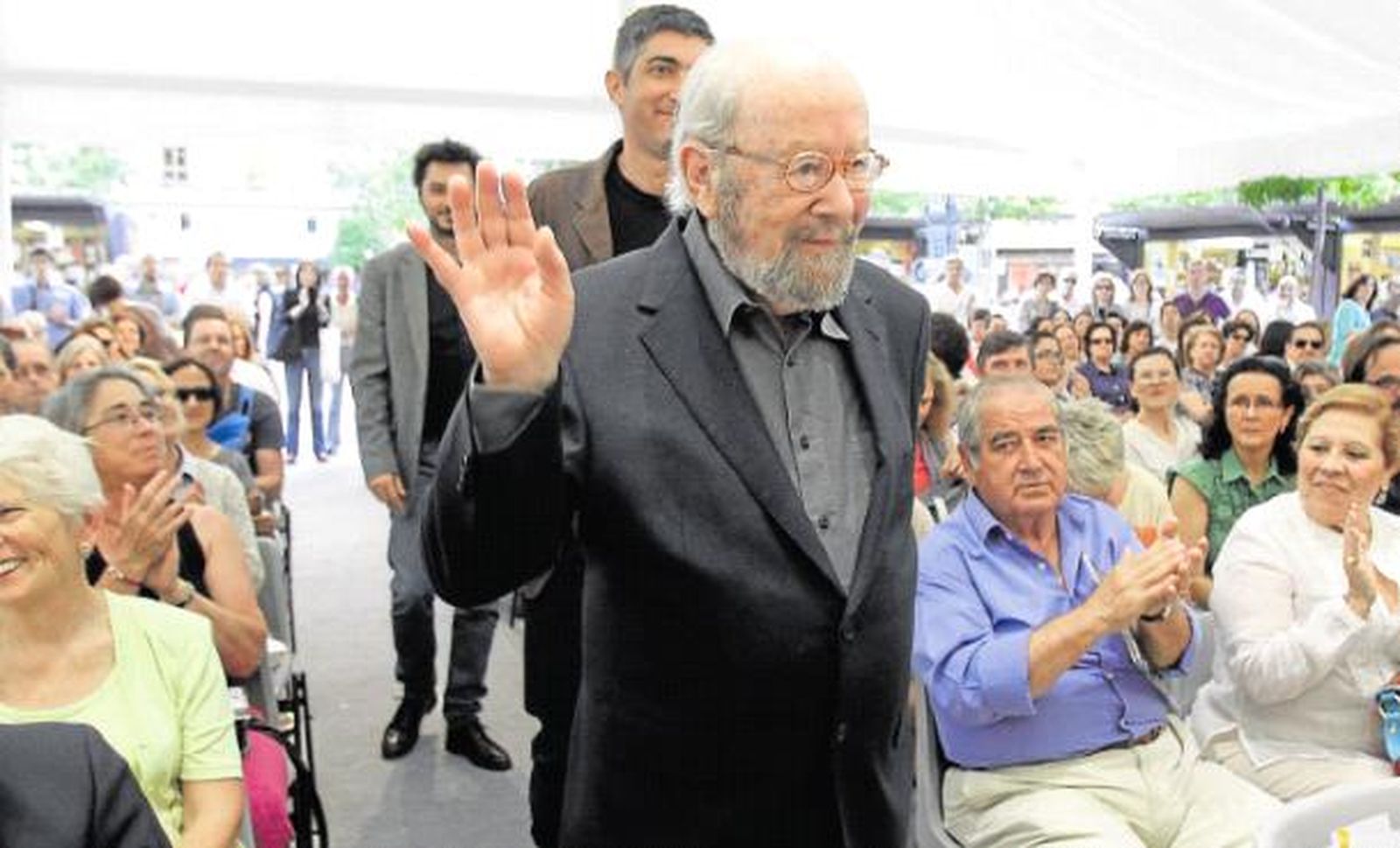 Bonald, en una edición de la Feria del Libro de Sevilla.