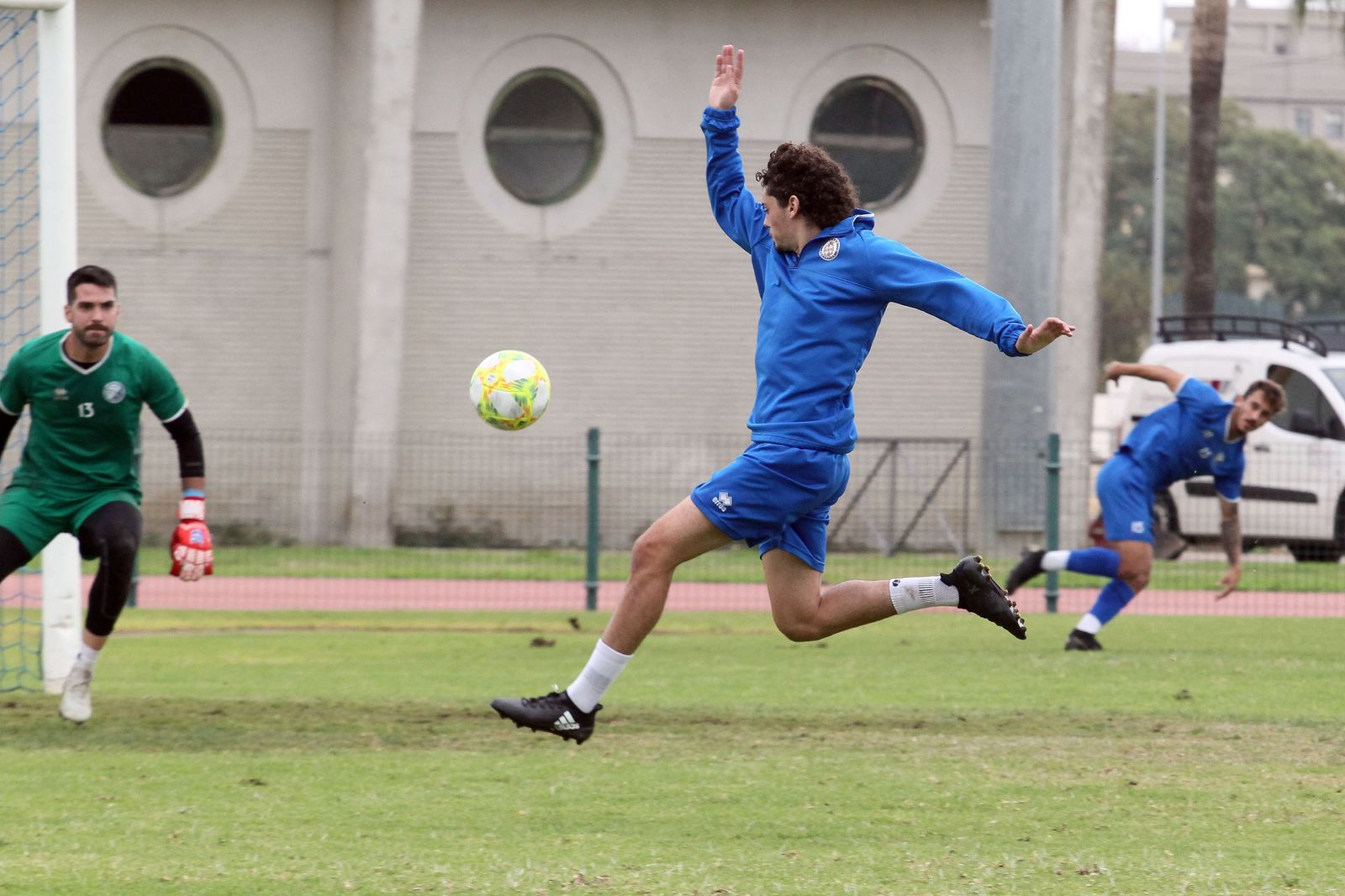 Primer entrenamiento de Josu Uribe con el Xerez DFC