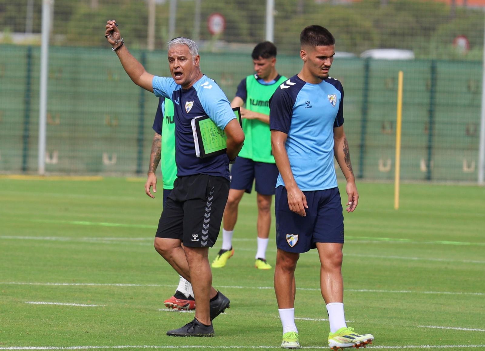 El paso de Sergio Pellicer por el Málaga CF, en fotos