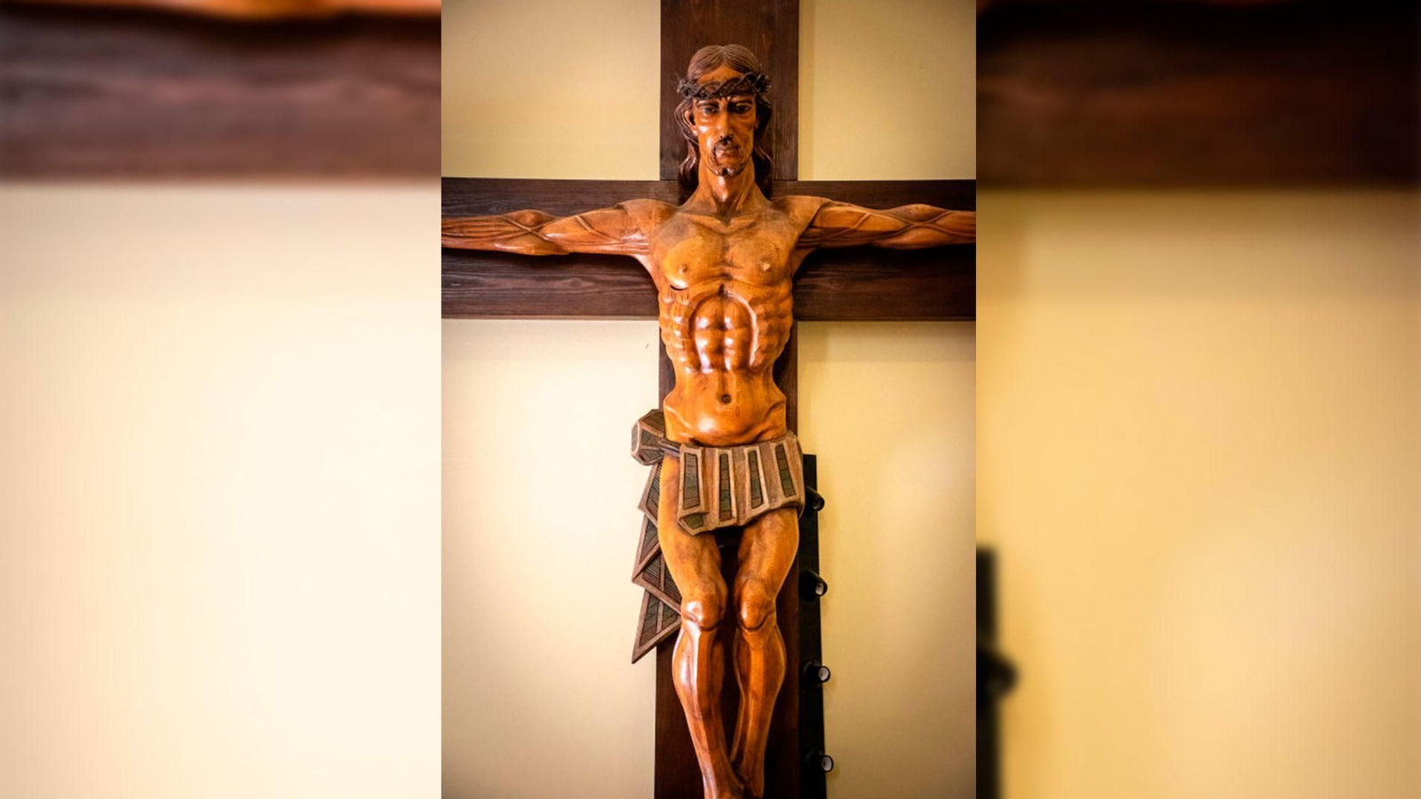 Cristo del escultor Francisco Sánchez Ramos, Iglesia de la Amargura, Málaga.