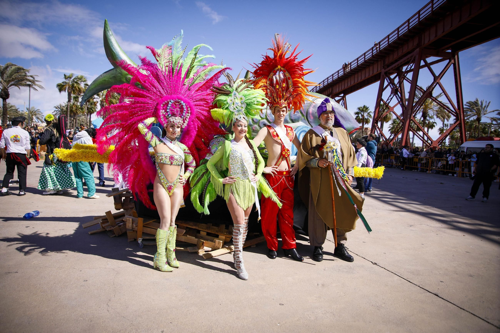 Las imágenes del entierro de la sardina en Almería