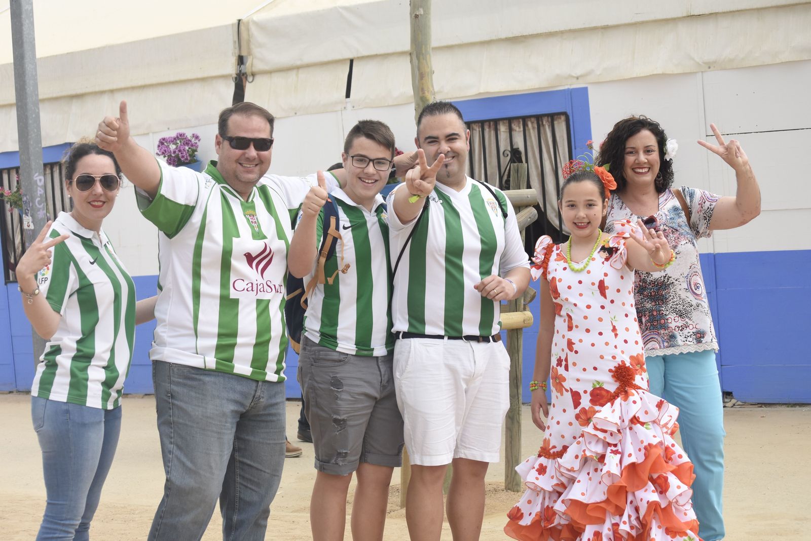 Lluvia, fútbol y fiesta
