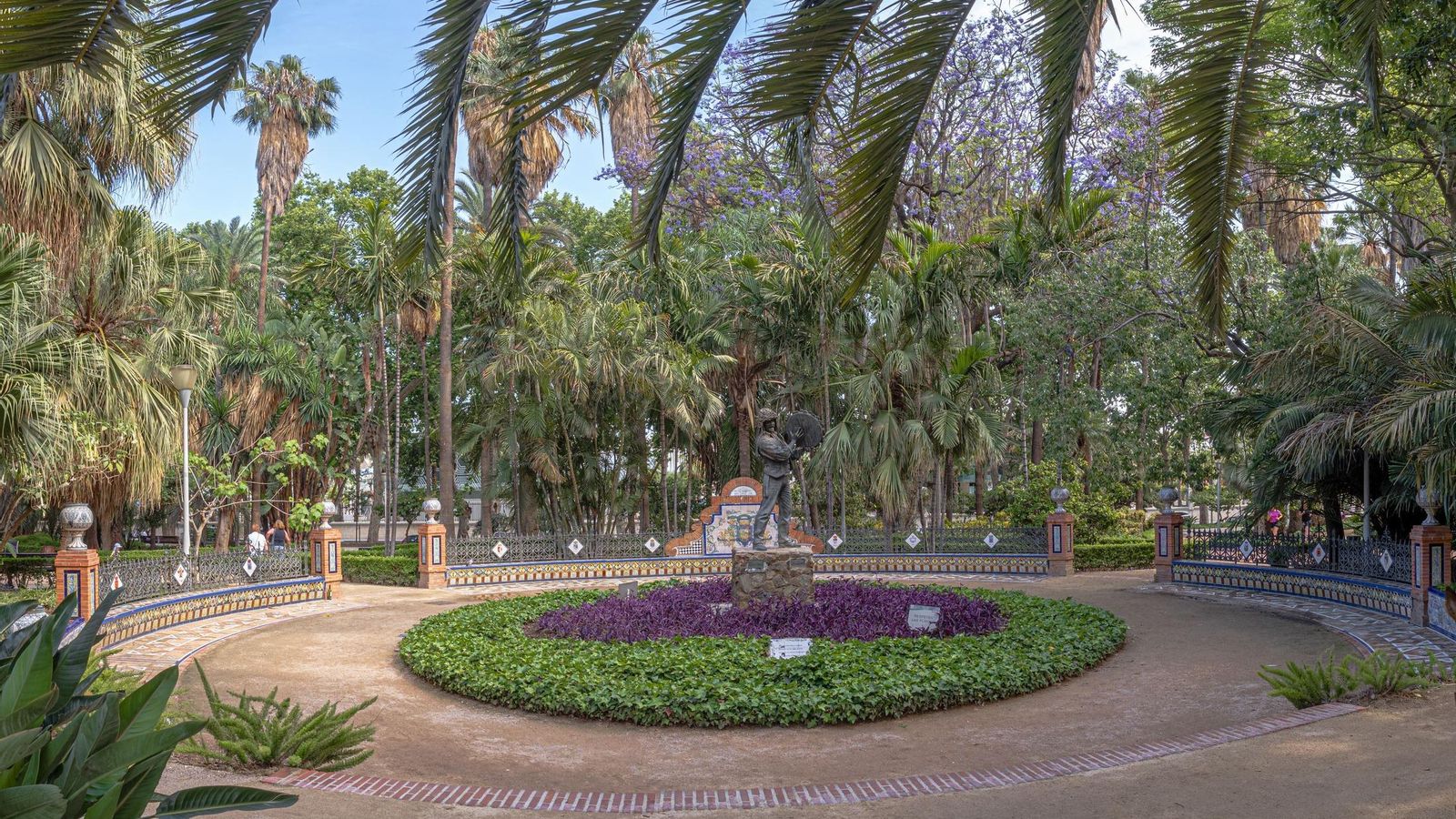 Otra de las zonas del Parque de Málaga.