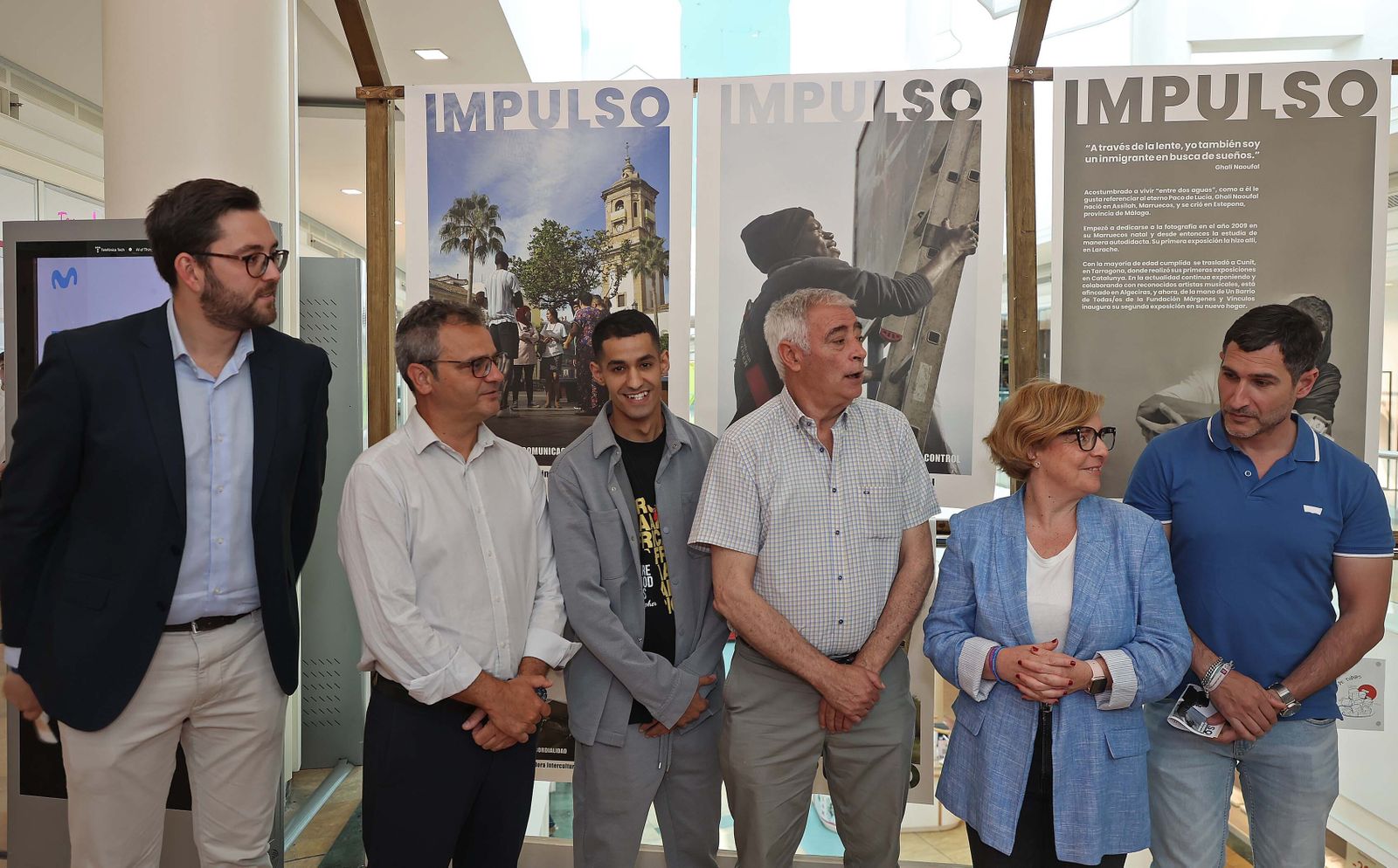 La inauguración de la exposición 'Impuso' de Ghali Naoufal, en imágenes