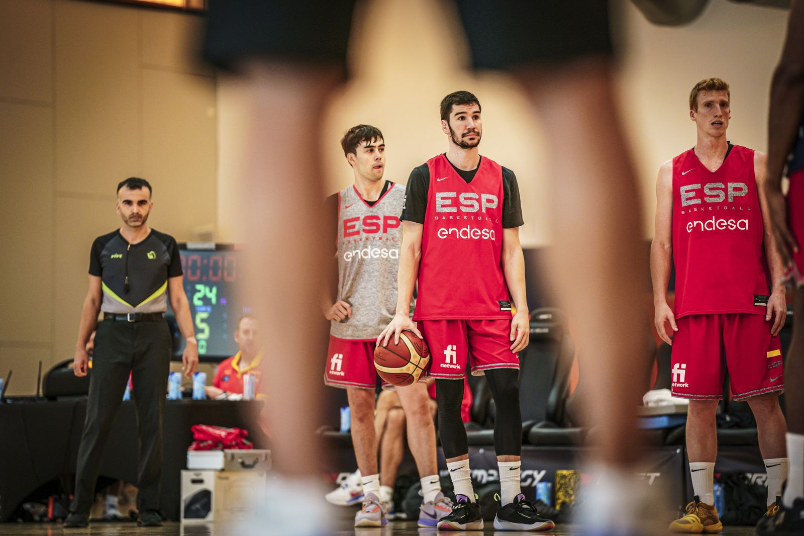 Sesión de la selección española en The Embassy