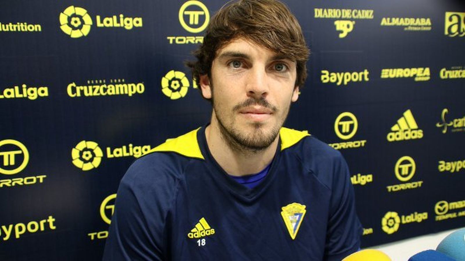 Valderrama, durante la rueda de prensa.