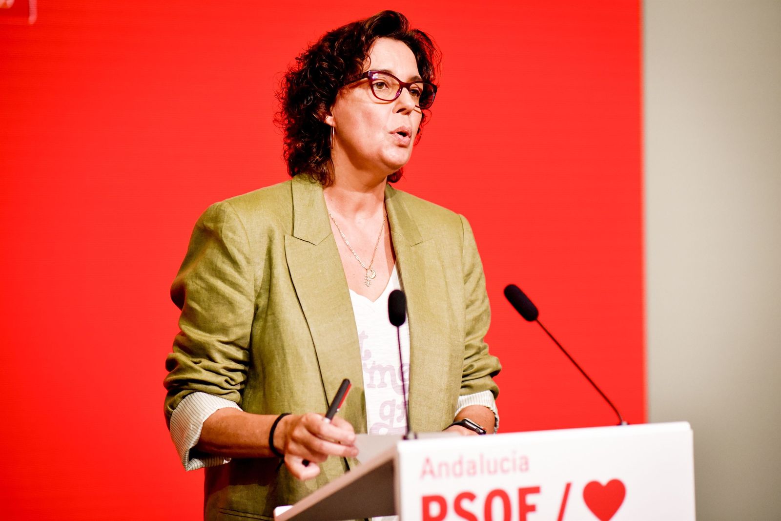 La portavoz de Educación del PSOE-A, Susana  Rivas