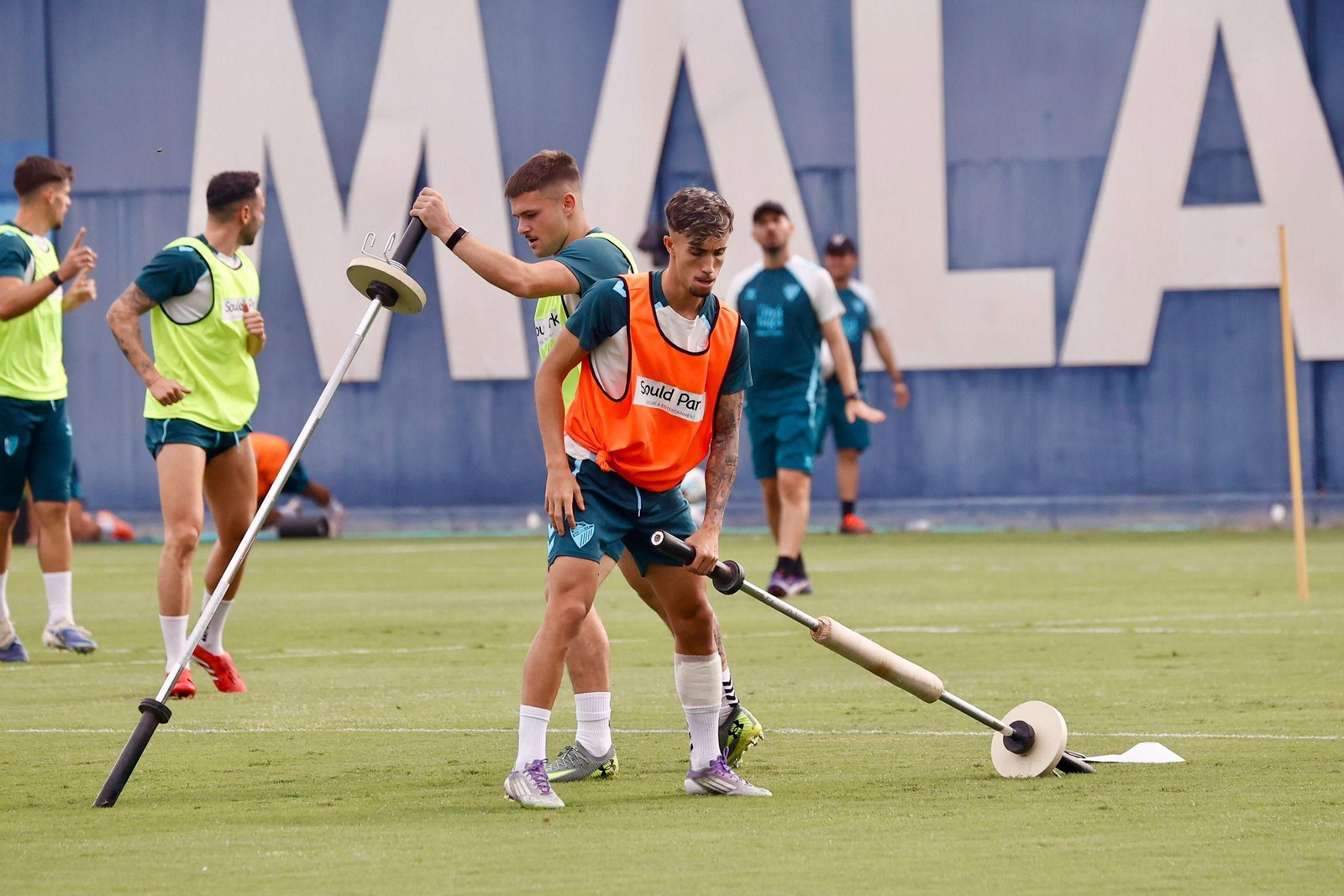 Rafita, del filial, novedad en el entrenamiento ante la baja de Carlos Puga