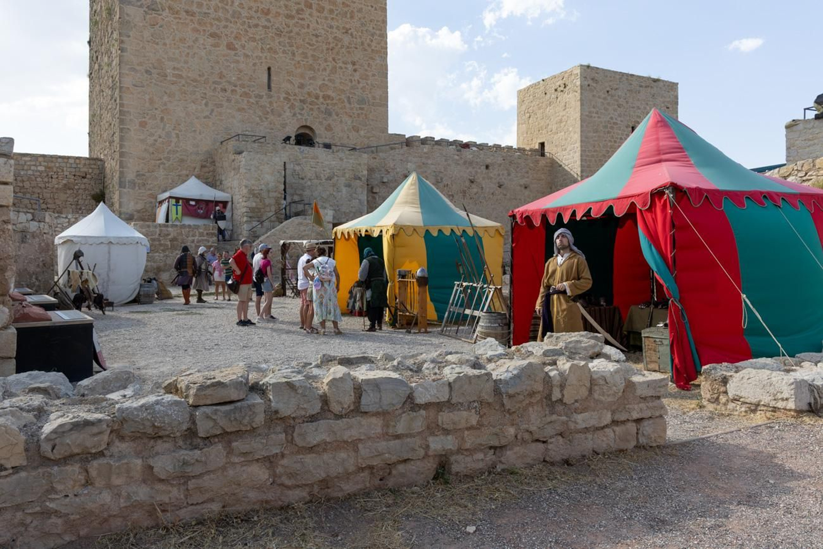 Moradores del Castillo de Jaén, recreación histórica de la Edad Media en el Cerro de Santa Catalina