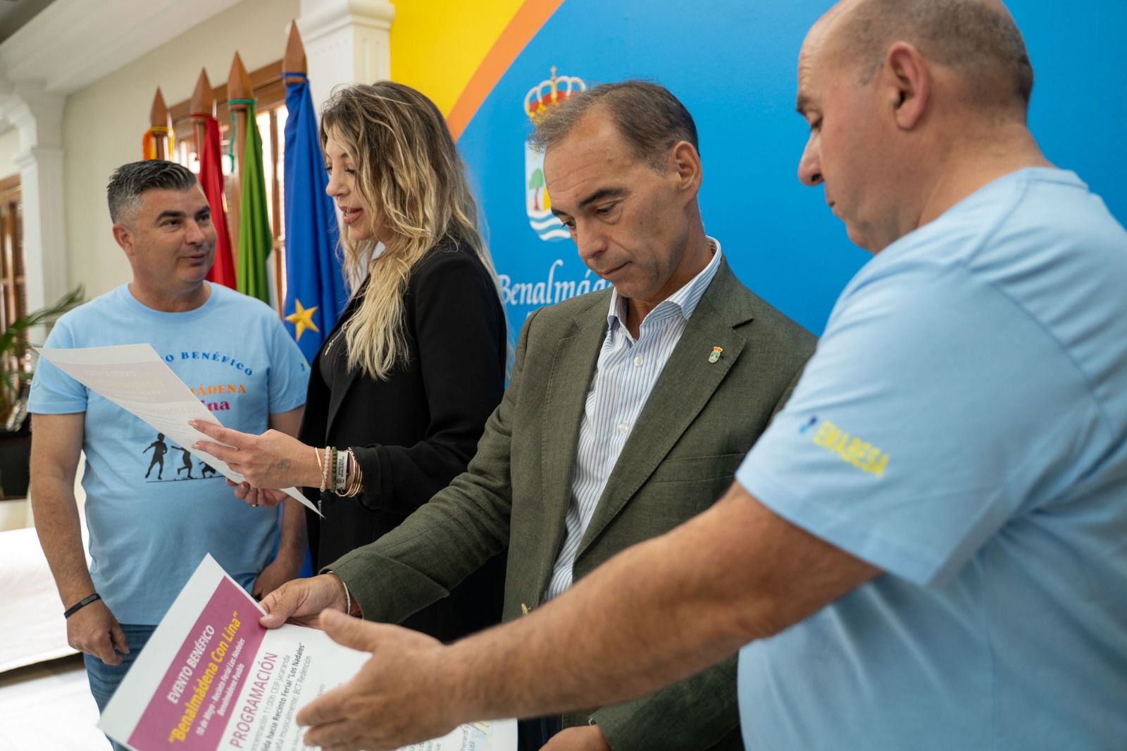 La presentación del evento solidario.