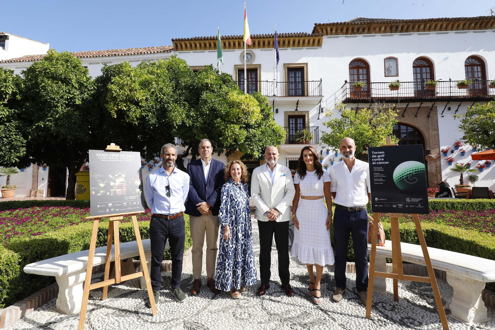 La presentación de la gala benéfica.