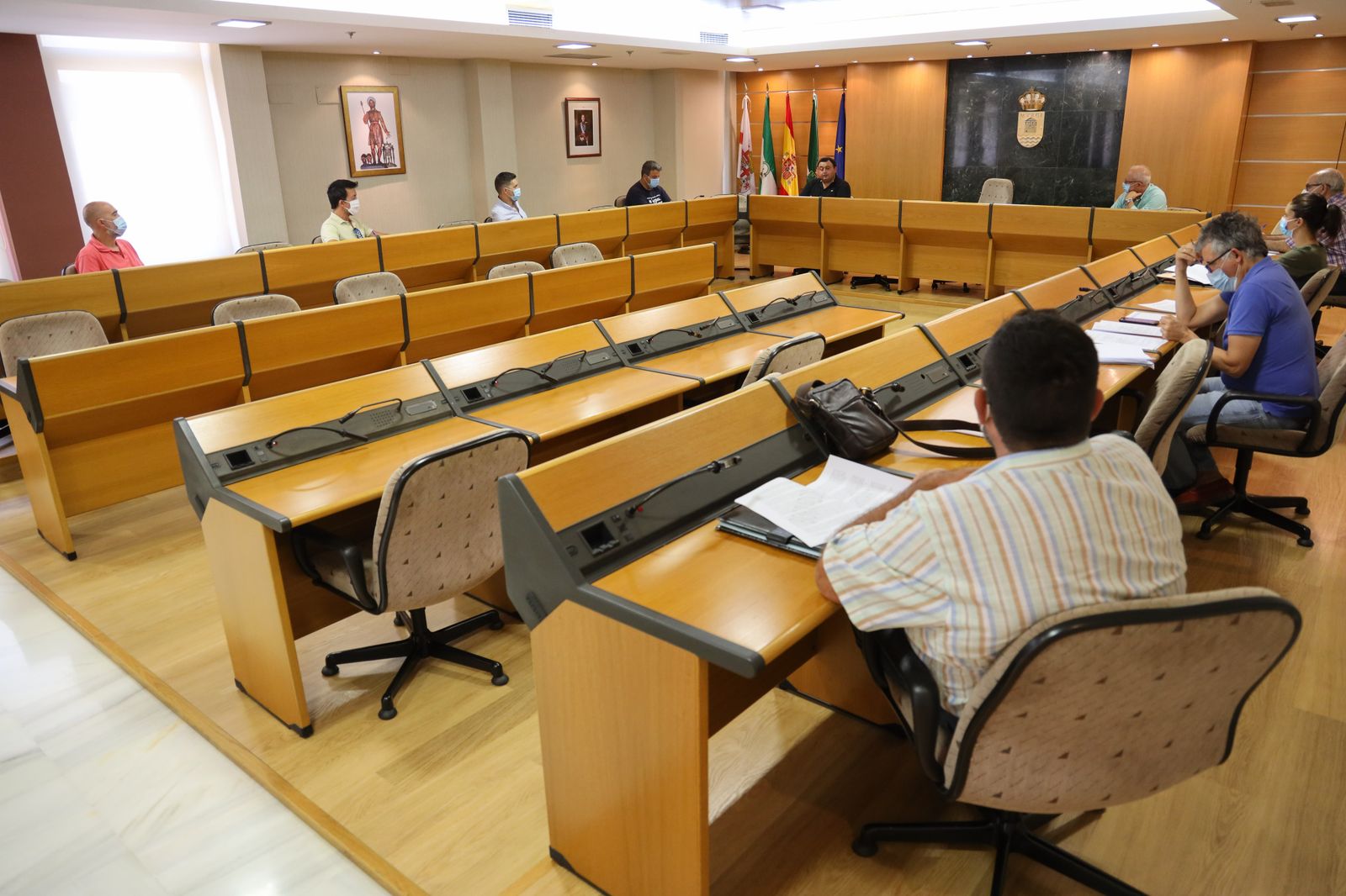 Reunión en el Ayuntamiento de El Ejido con grupos ecologistas.