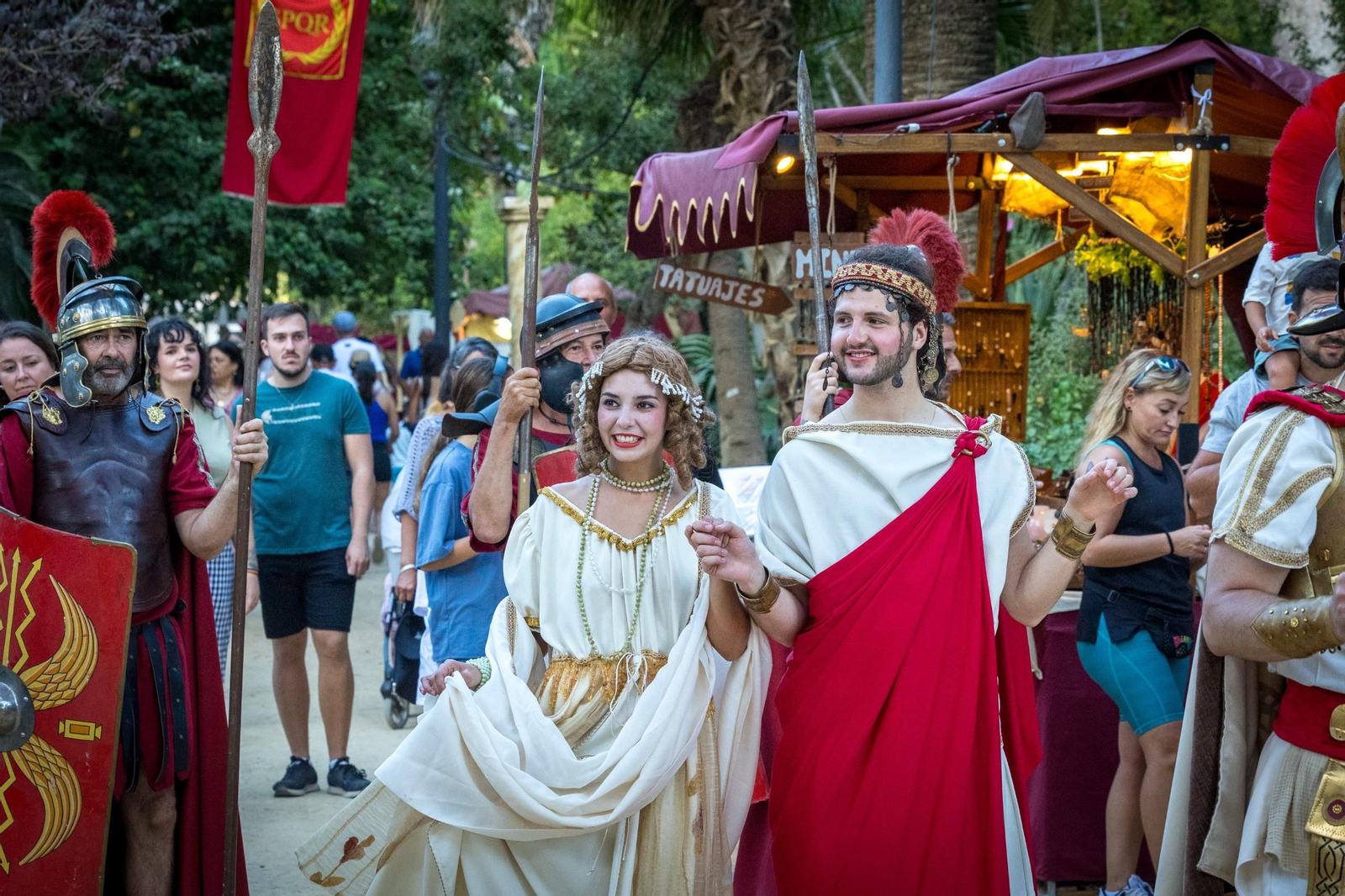 Las imágenes del Mercado Romano en el Parque Genovés de Cádiz