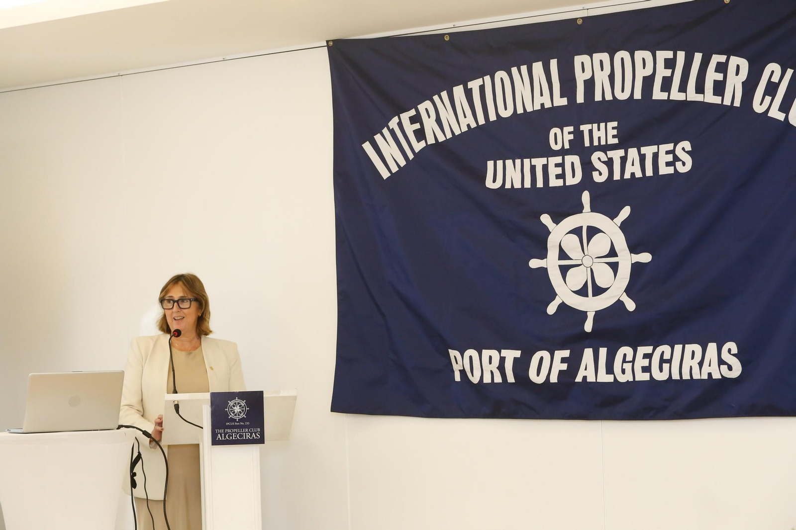 Las fotos del almuerzo del Propeller Club de Algeciras con Fernando García Rodríguez, jefe de Estado Mayor de la Operación Atalanta