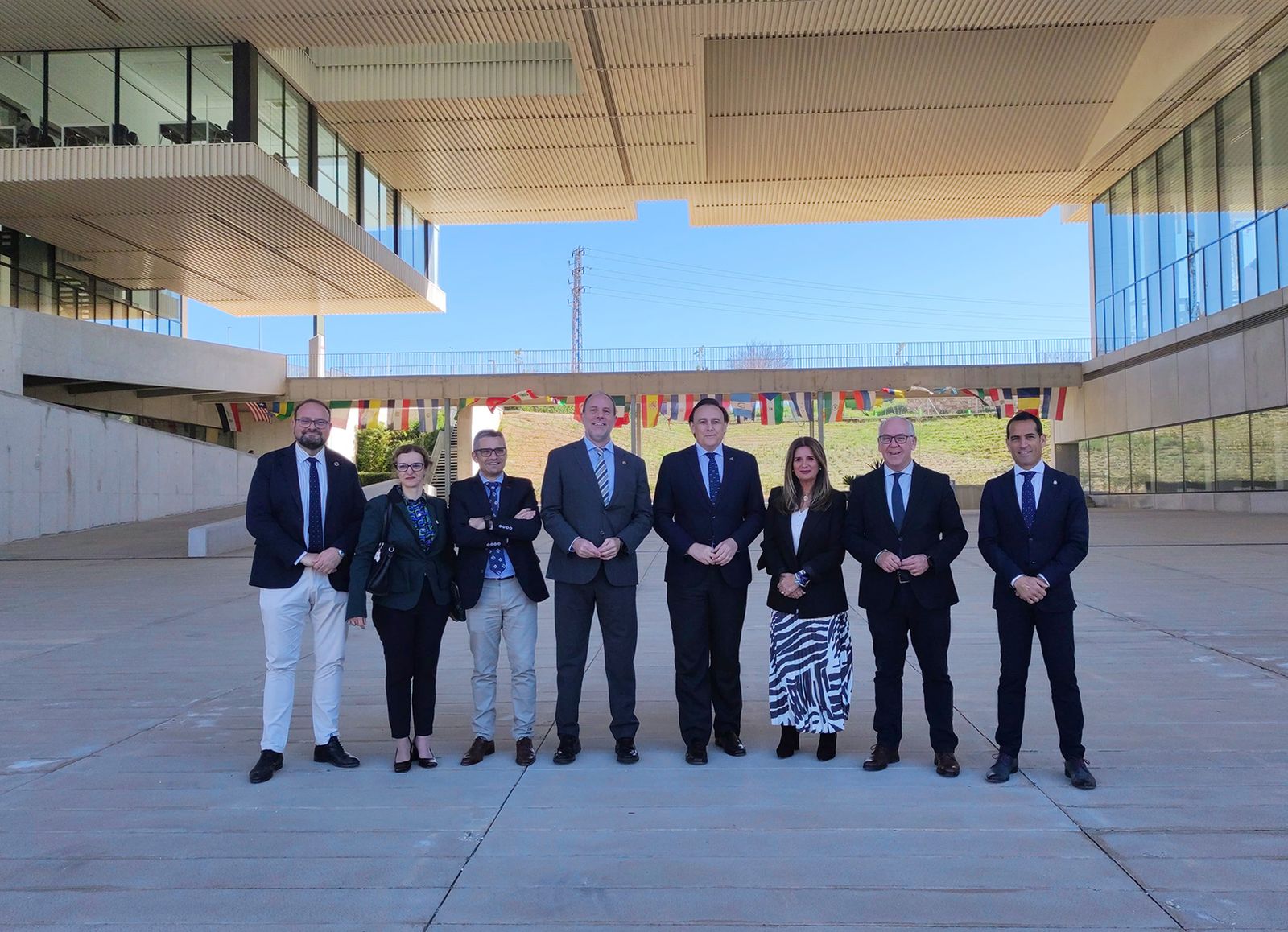 Visita del consejero de Universidad al Campus de Linares.